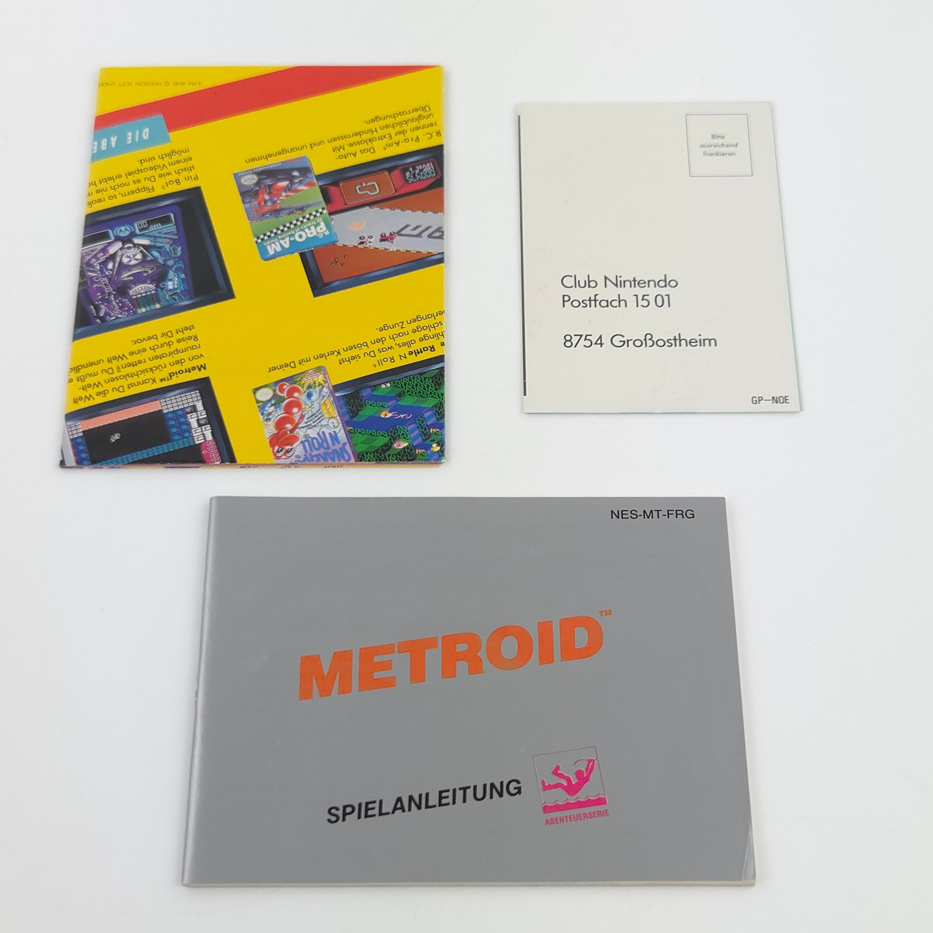 Nintendo NES Spiel – Metroid (OVP PAL)