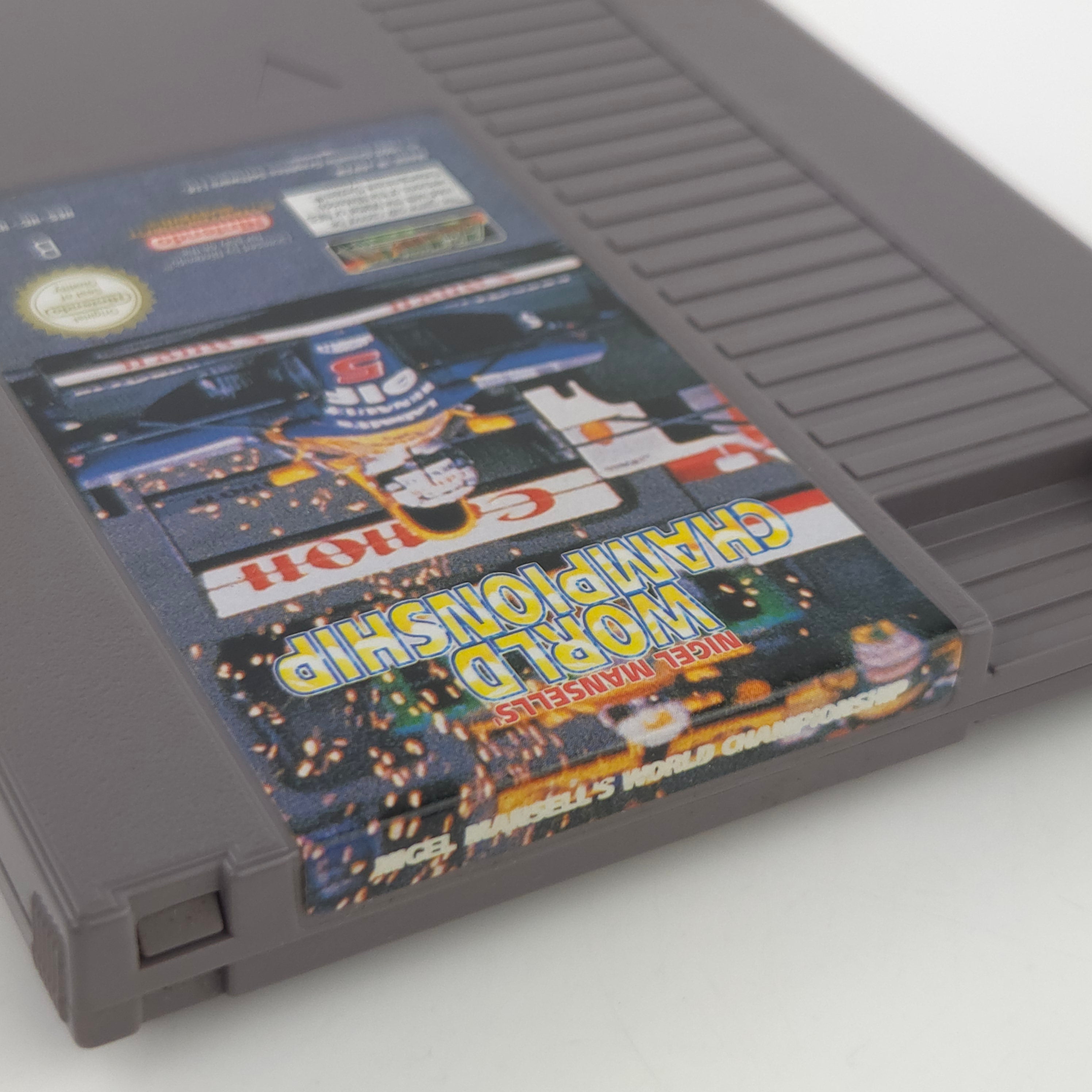 Nintendo NES Spiel Nigel Mansells World Championship Schuber