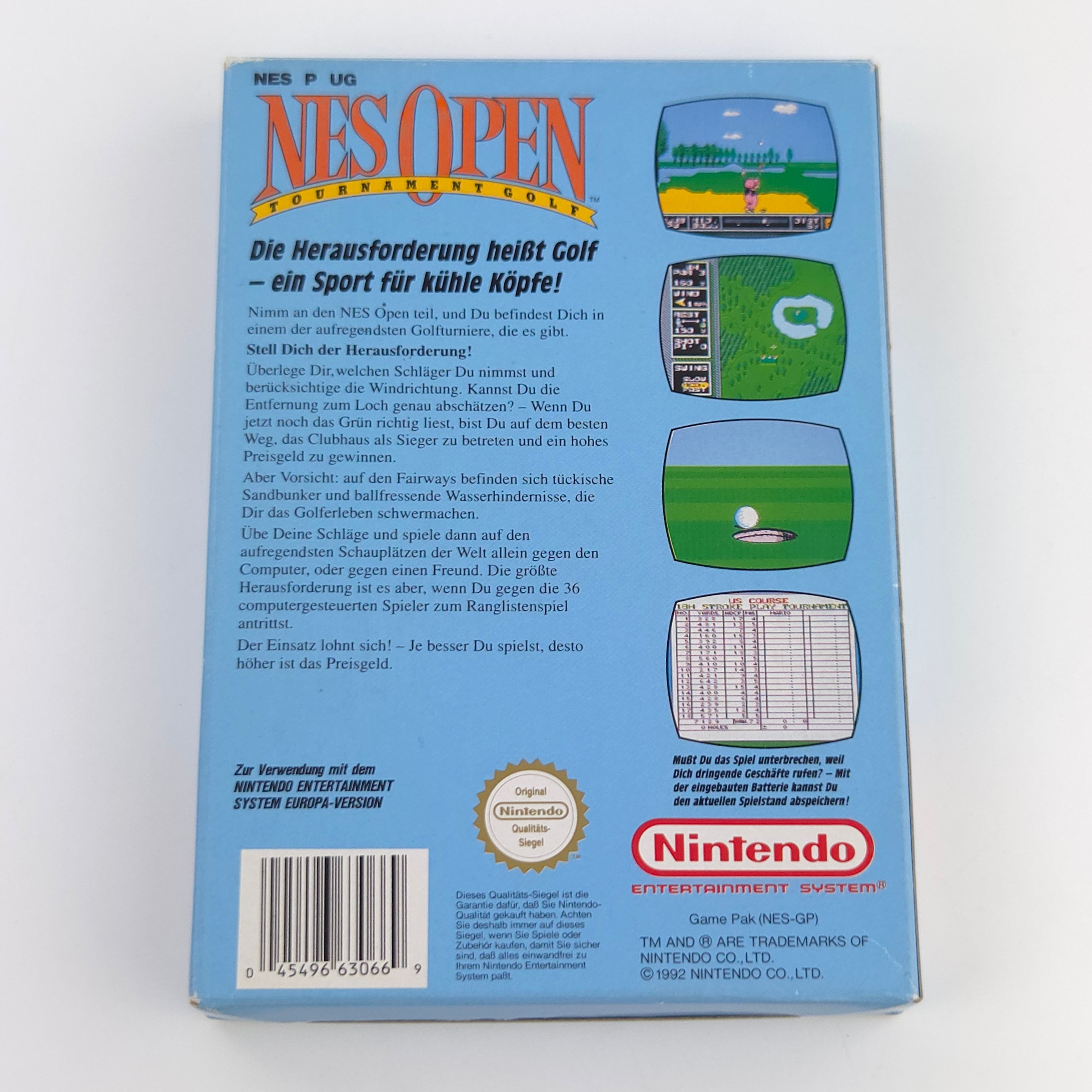 Nintendo NES Spiel Open Golf OVP nahezu neuwertig