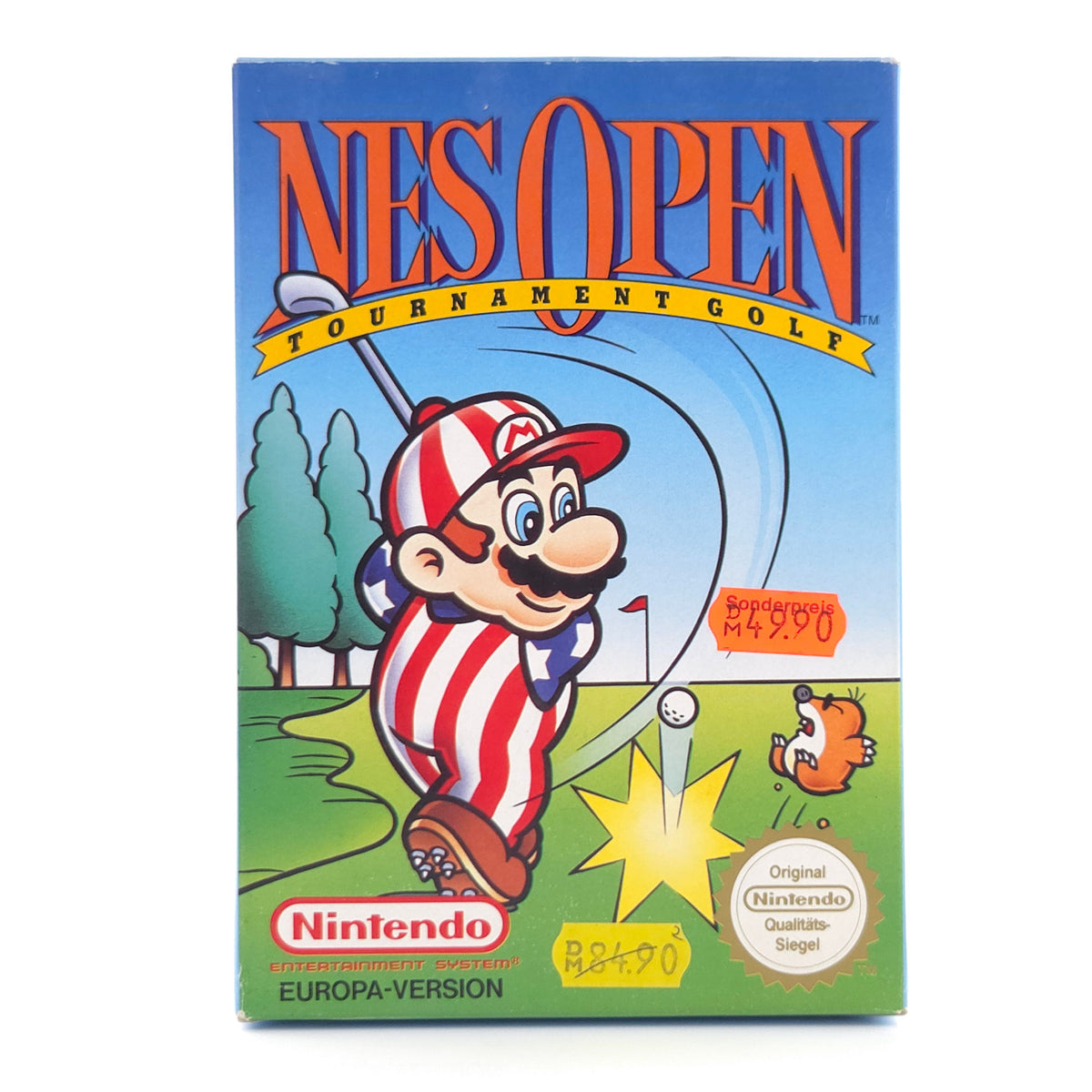 Nintendo NES Spiel Open Golf OVP nahezu neuwertig