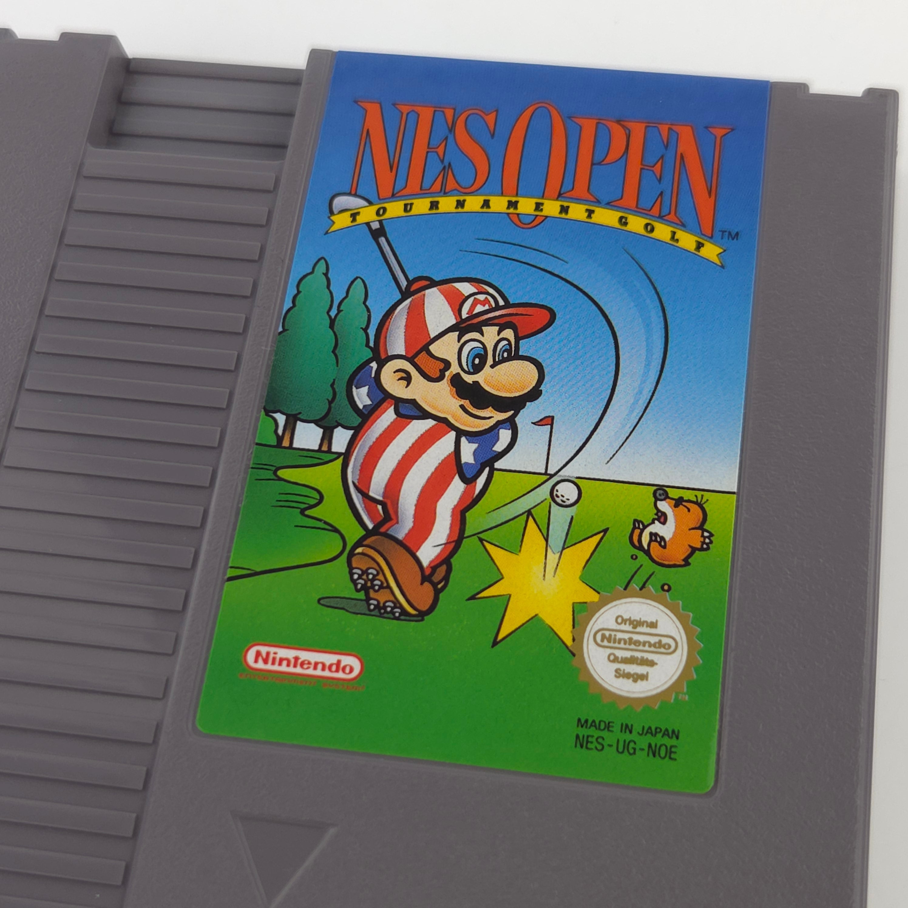 Nintendo NES Spiel NES Open Tournament Golf Modul Hülle