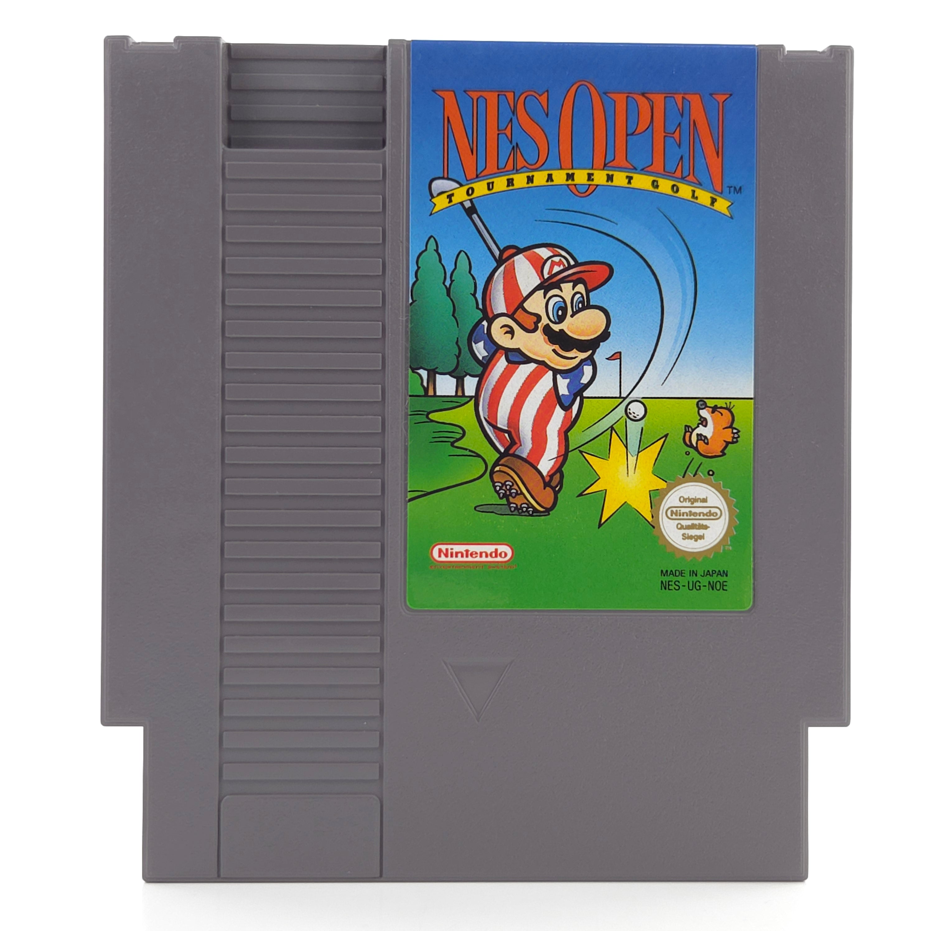 Nintendo NES Spiel NES Open Tournament Golf Modul Hülle