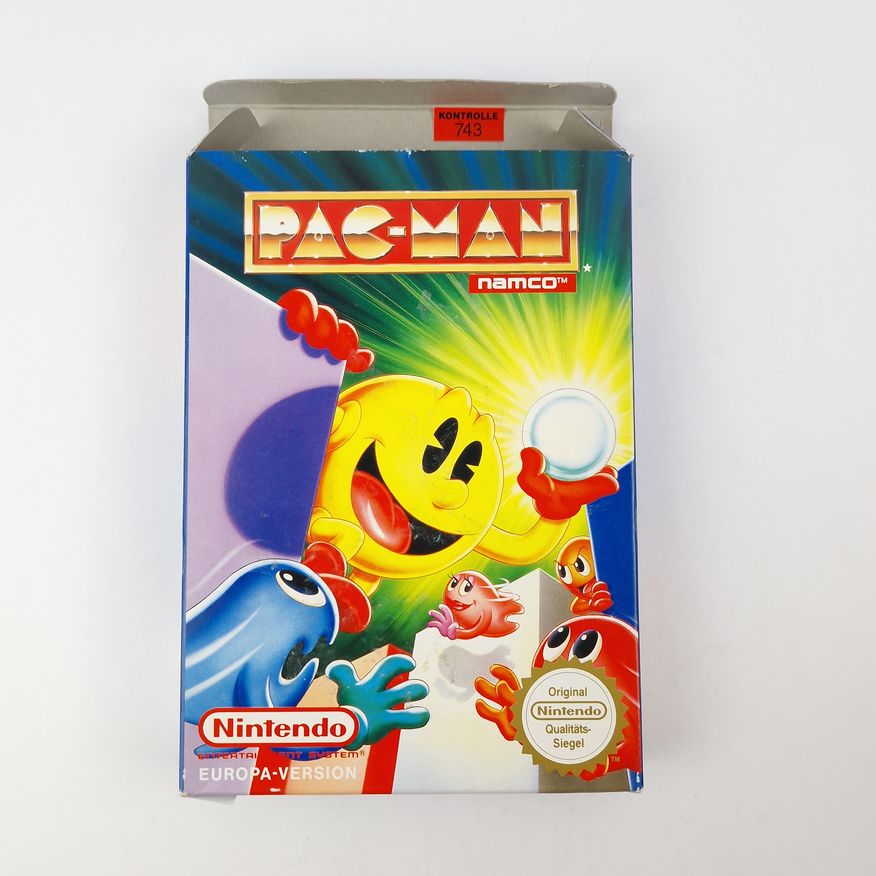 Nintendo NES Spiel – Pac-Man Modul Anleitung OVP PAL