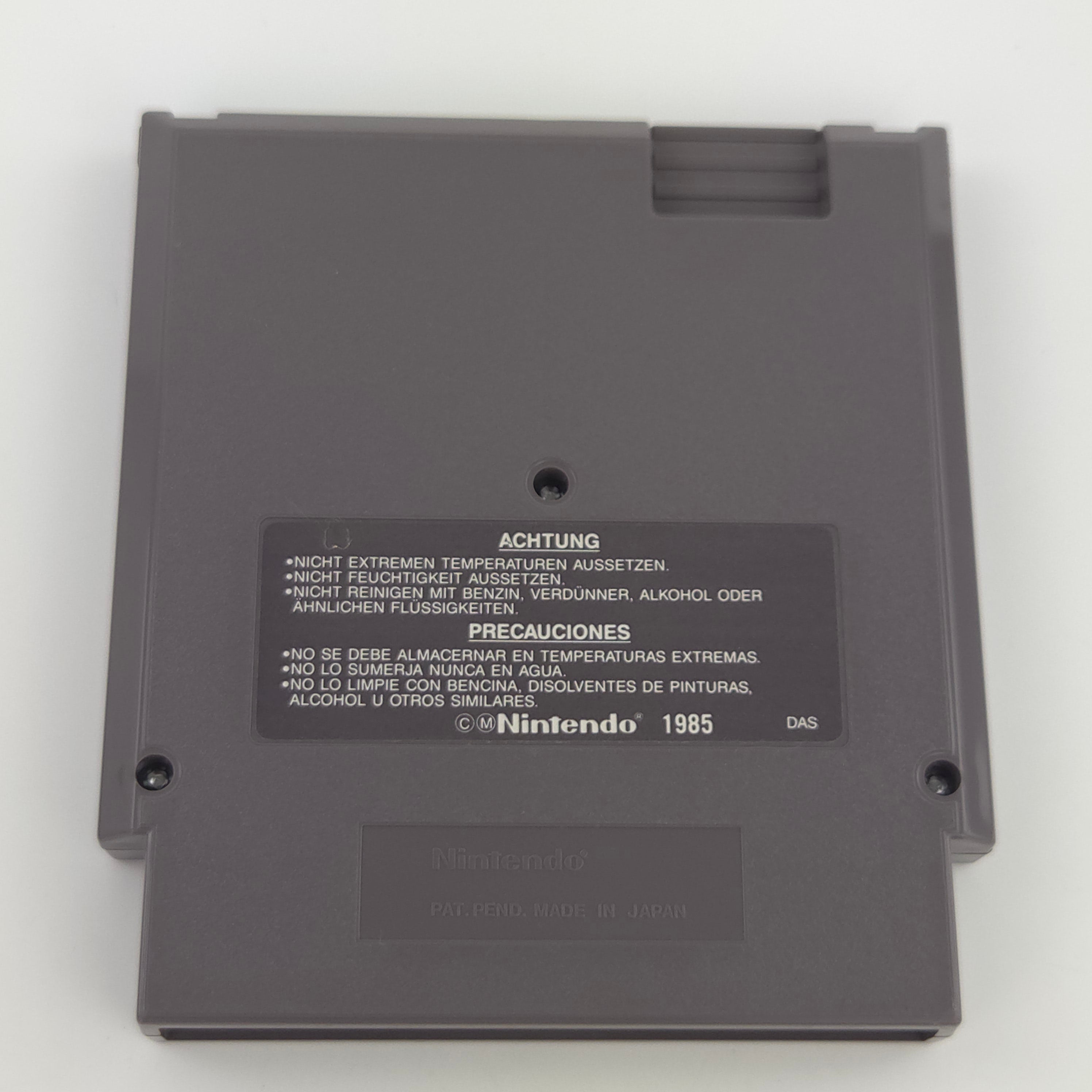 NES Spiel Panic Restaurant Modul Anleitung OVP NOE PAL