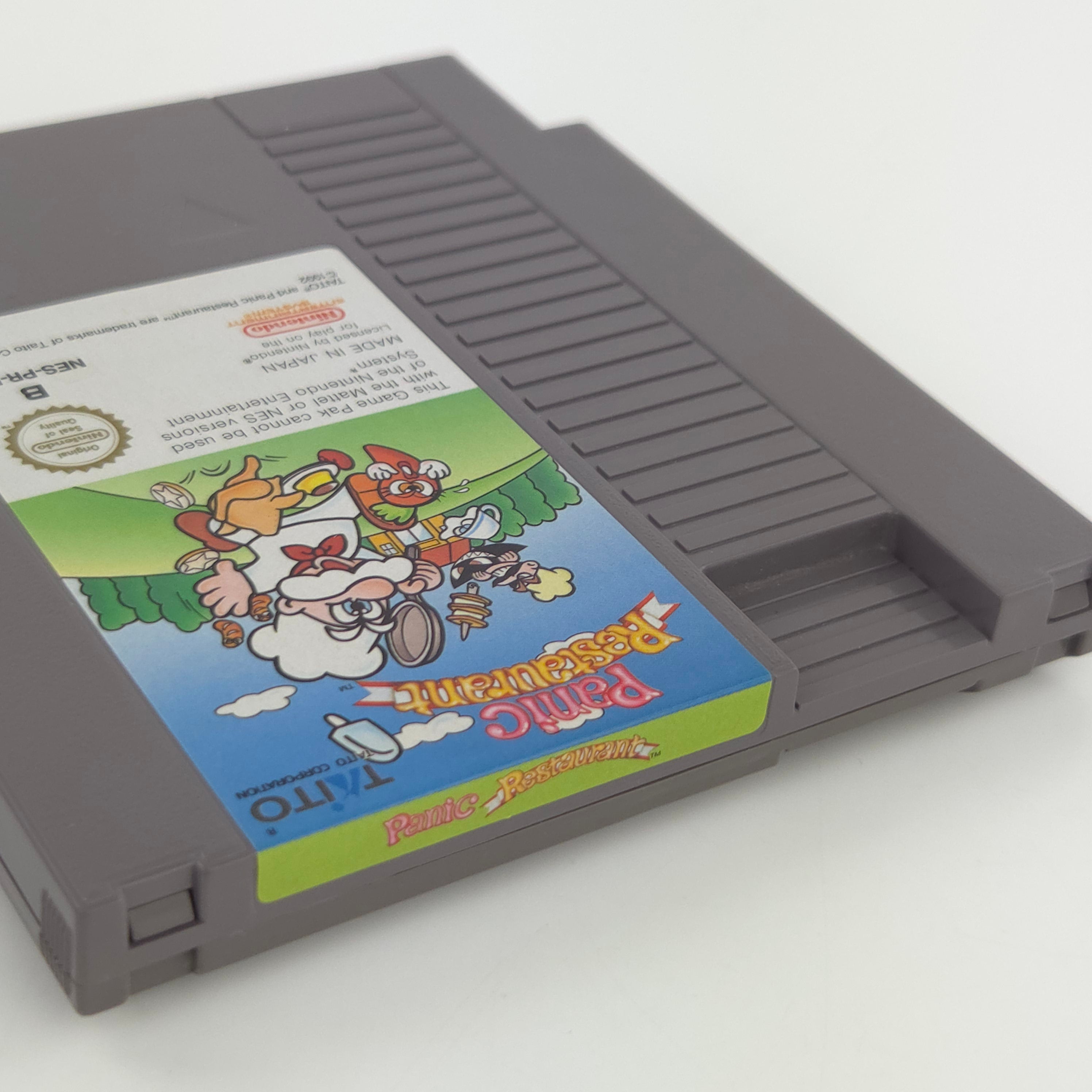 NES Spiel Panic Restaurant Modul Anleitung OVP NOE PAL