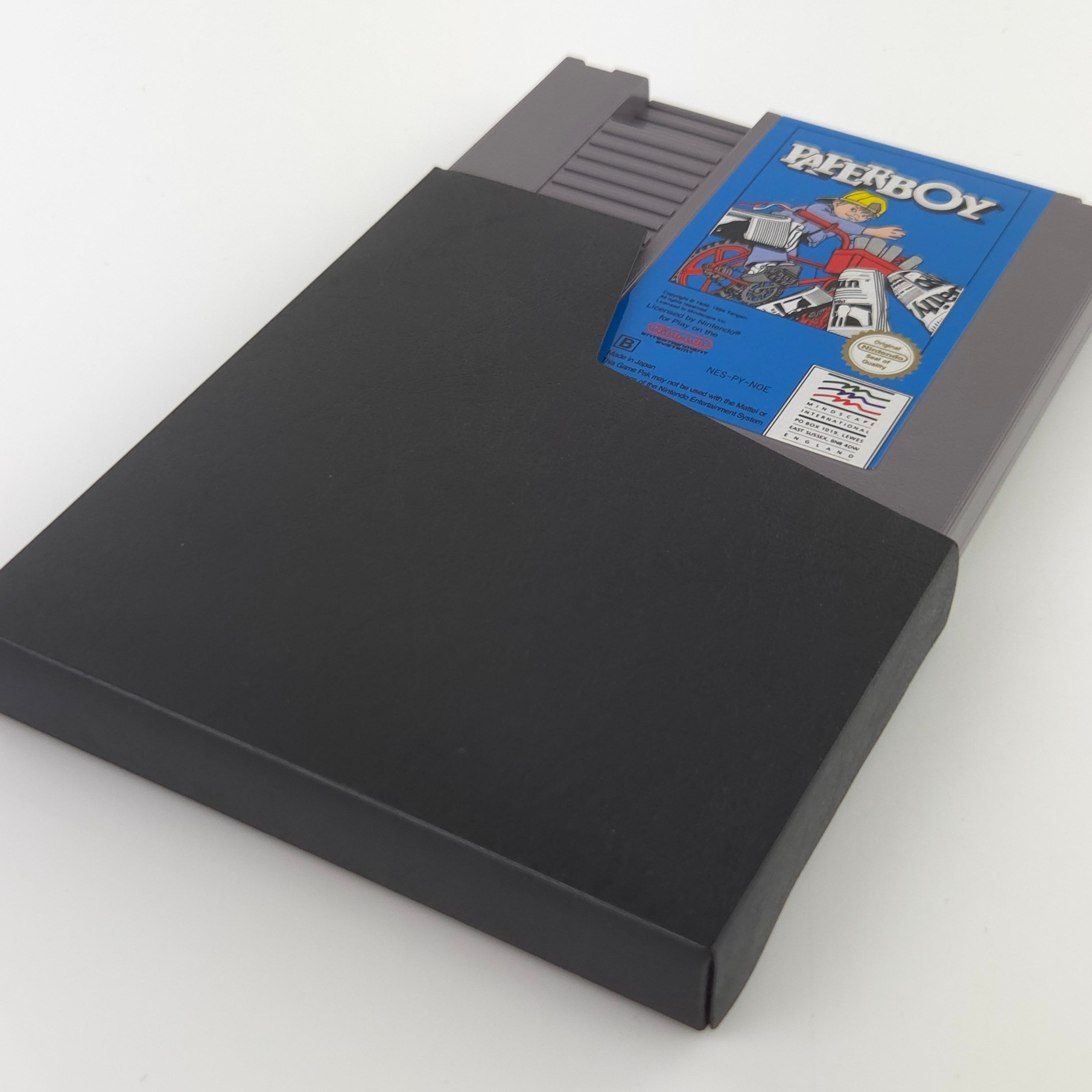 Nintendo NES Spiel Paperboy Modul Schuber PAL NOE