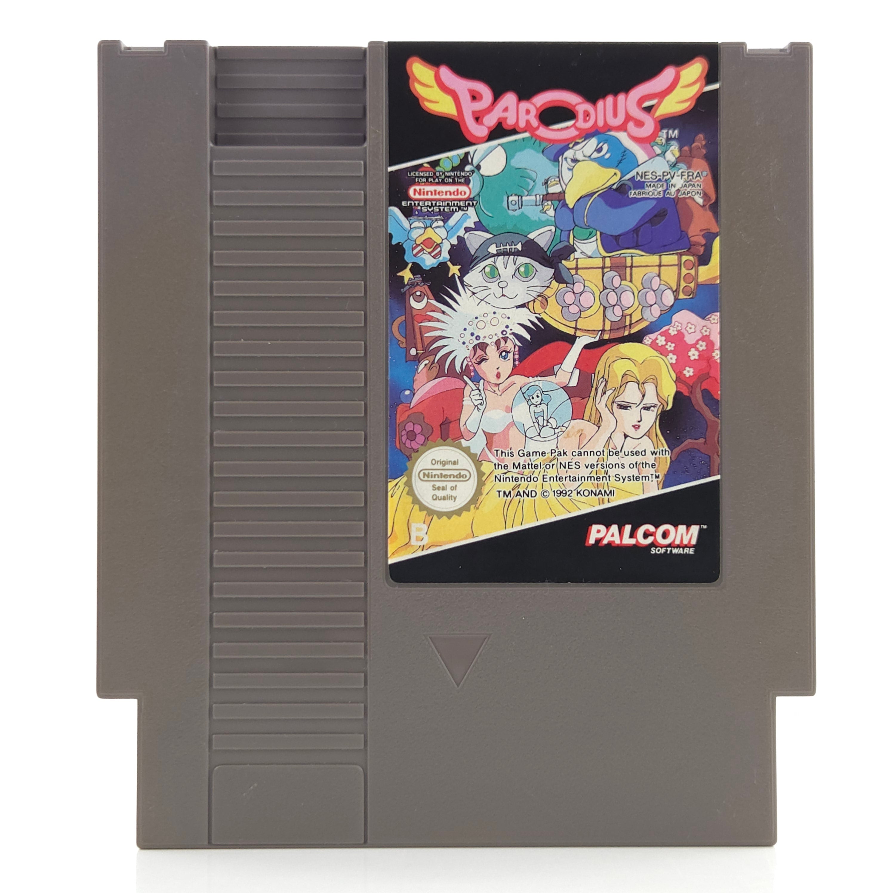NES Spiel Parodius Modul Schutzhülle PAL B FRA PALCOM