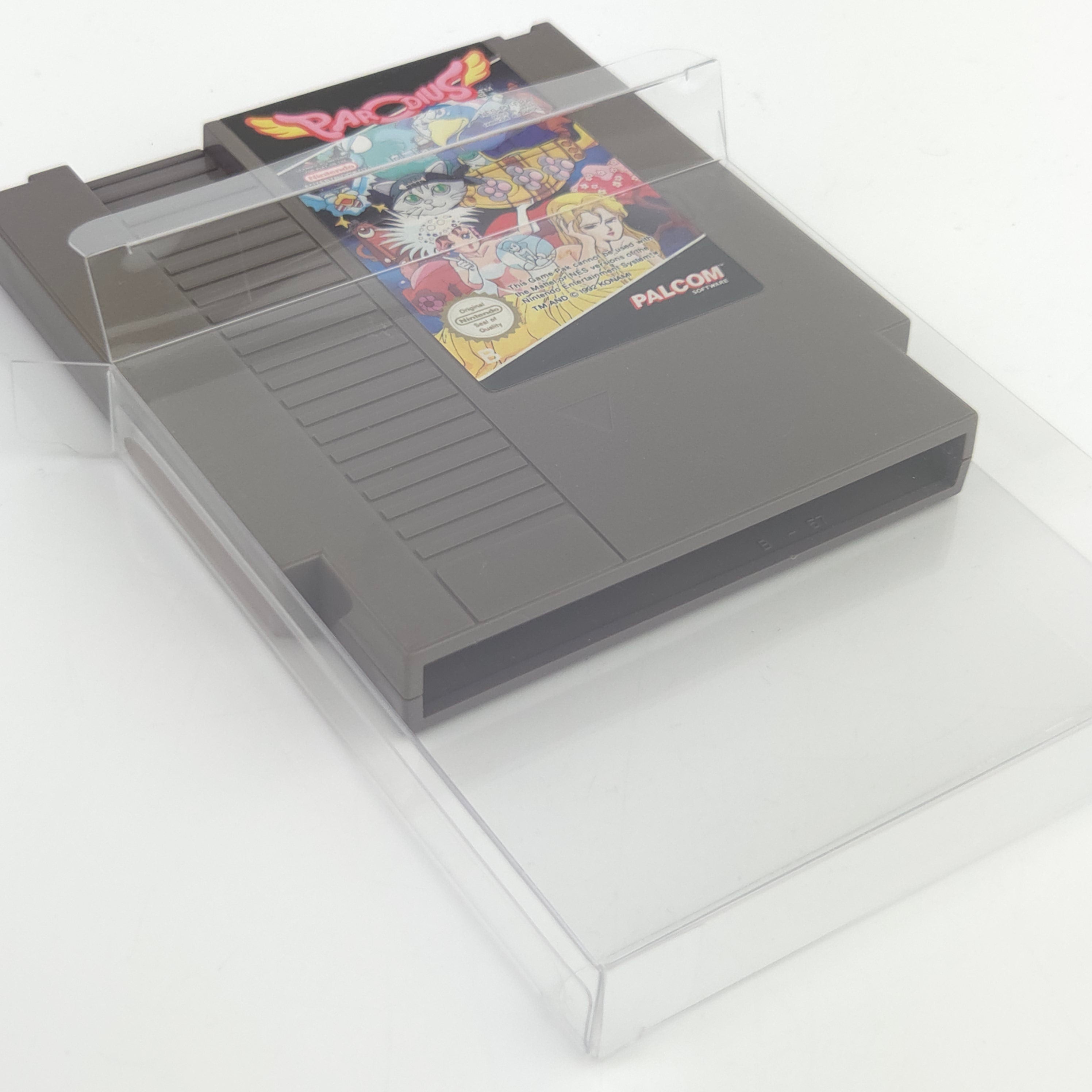 NES Spiel Parodius Modul Schutzhülle PAL B FRA PALCOM