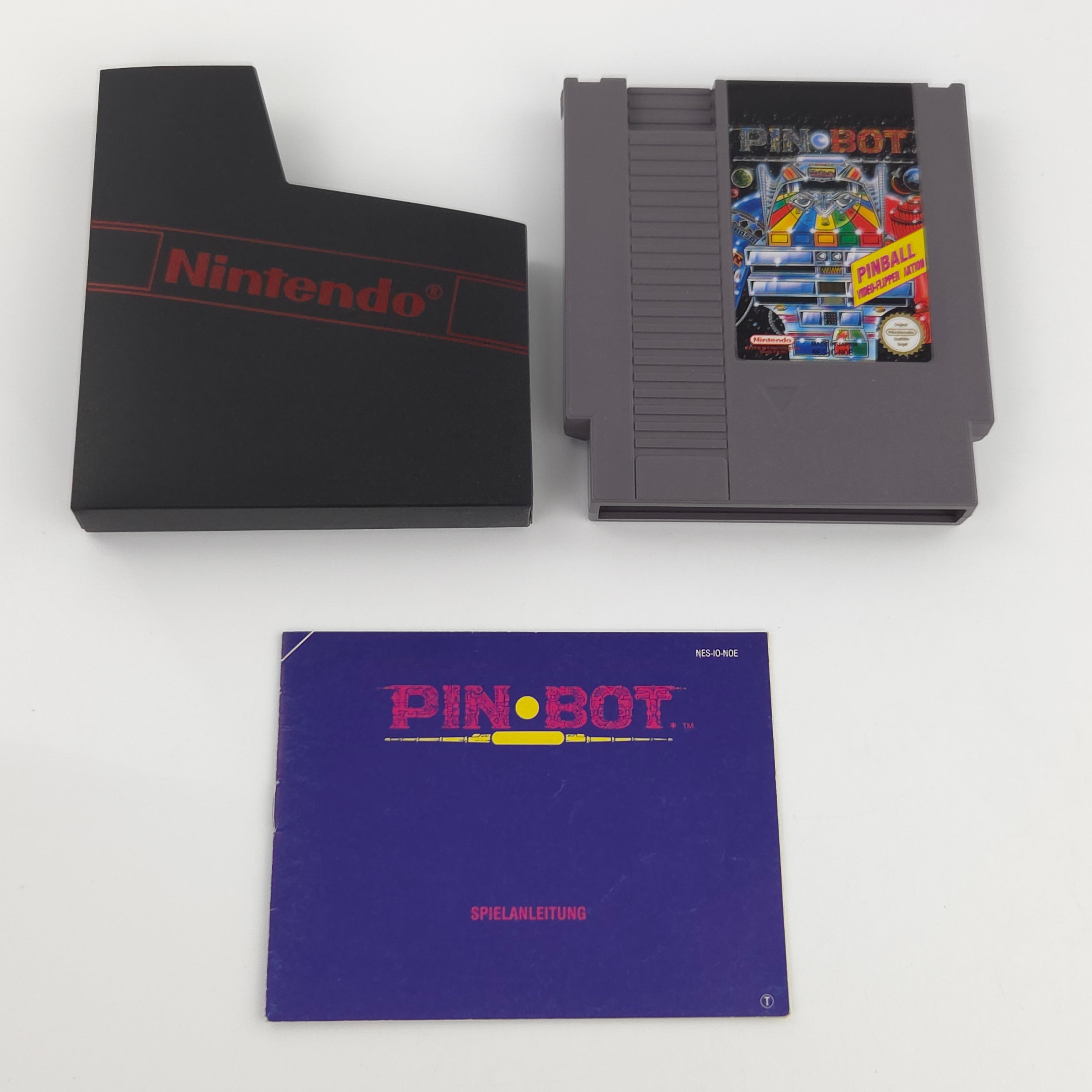 Nintendo NES Spiel Pin Bot Modul OVP Anleitung PAL NOE