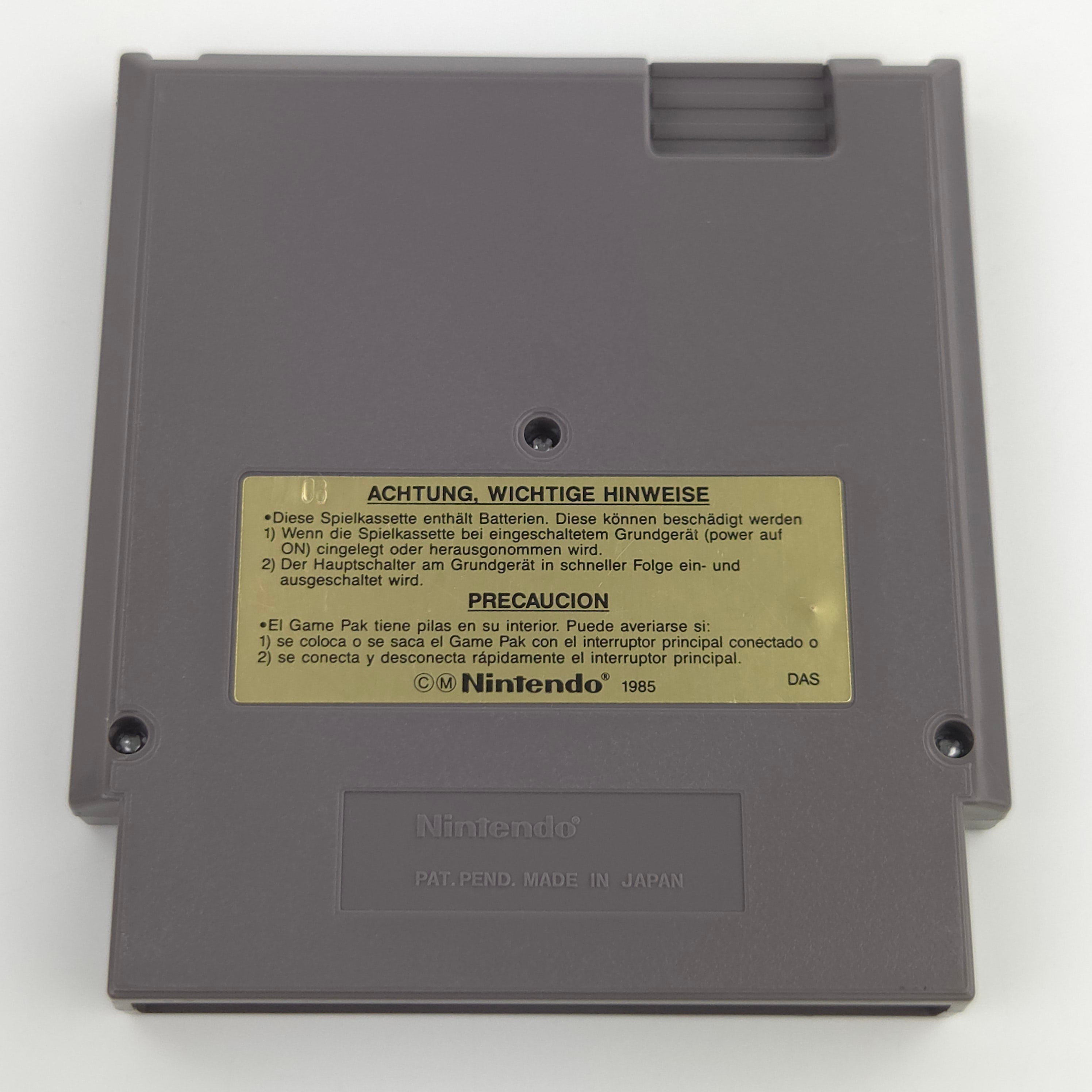 NES Spiel Pirates Modul mit Schutzhülle PAL B NOE