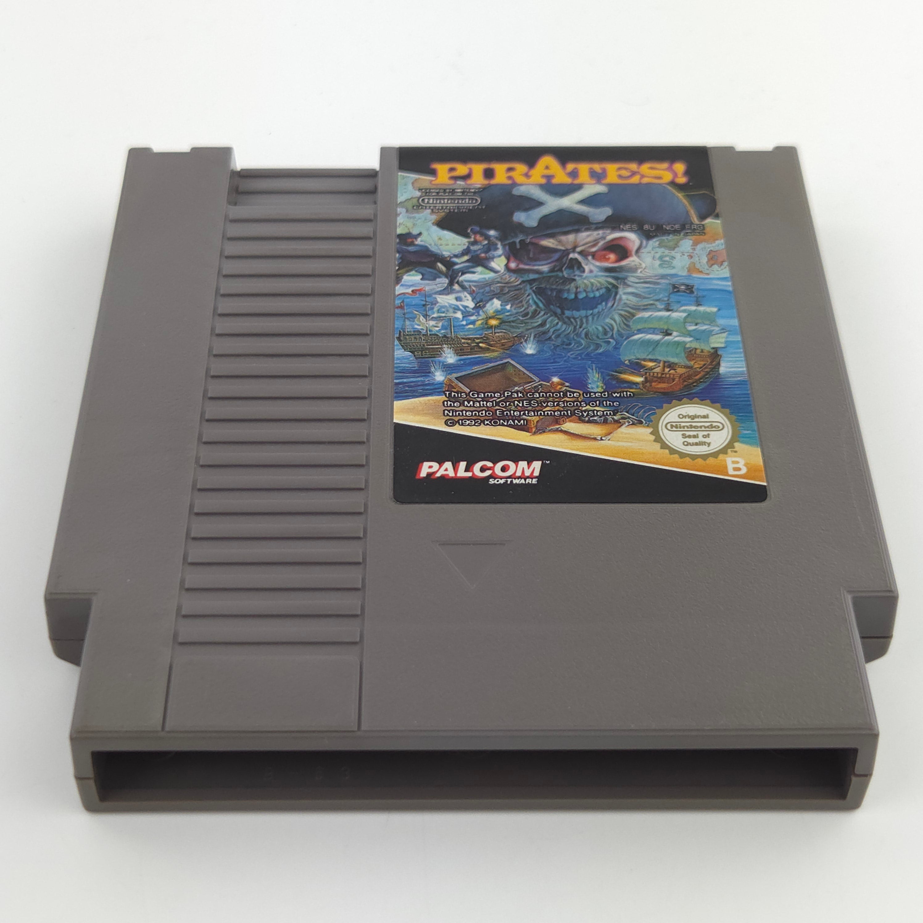 NES Spiel Pirates Modul mit Schutzhülle PAL B NOE
