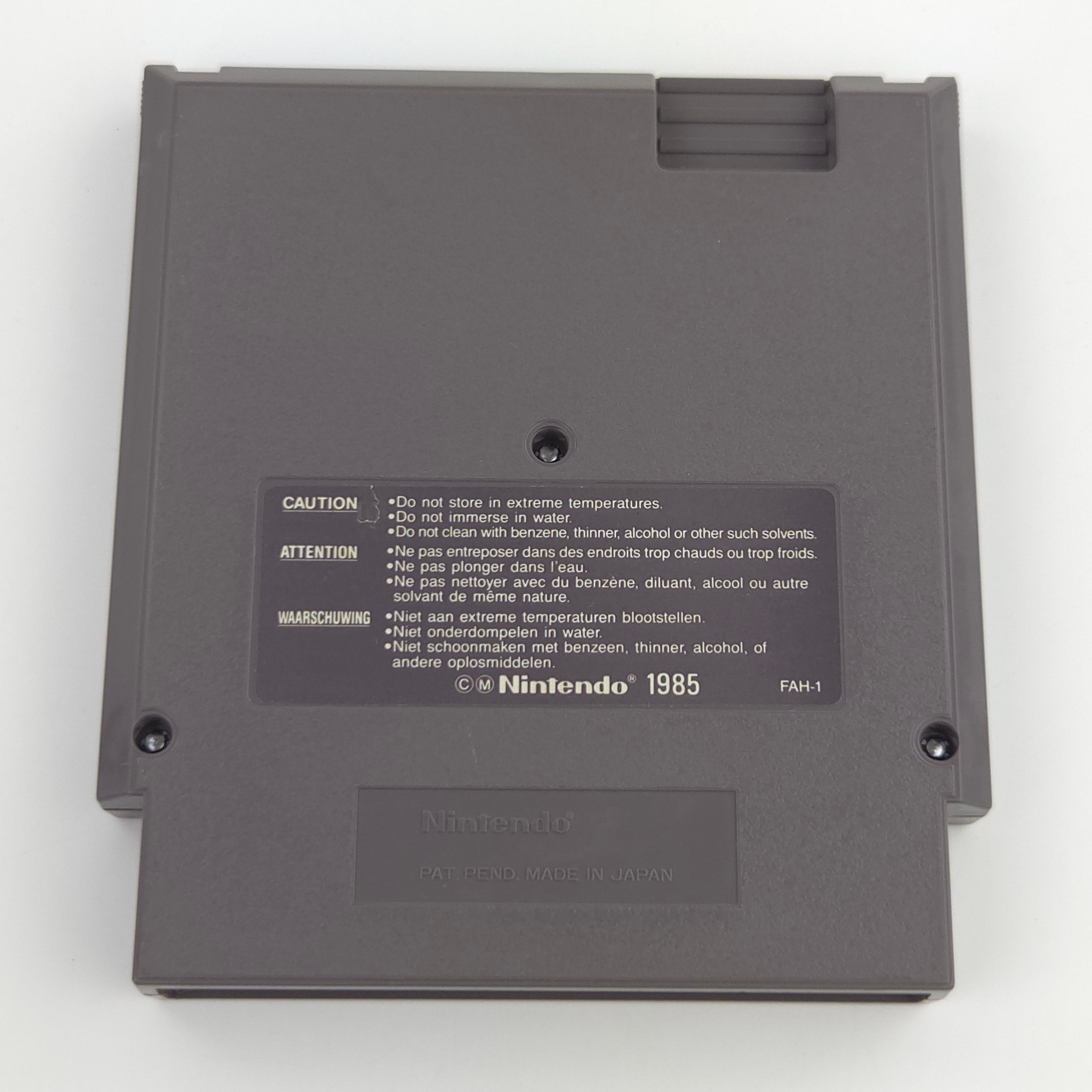 Nintendo NES Spiel Power Blade Modul Schutzhülle PAL B