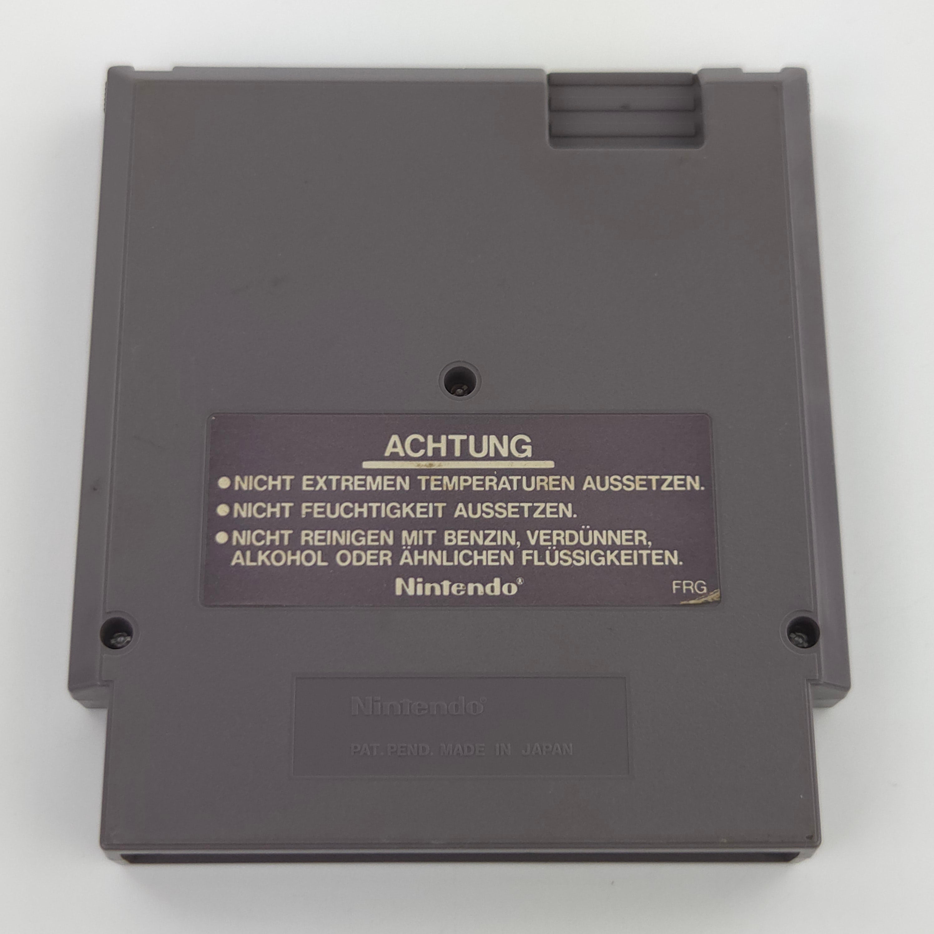 NES Spiel Pro Wrestling Modul Schutzhülle PAL EEC