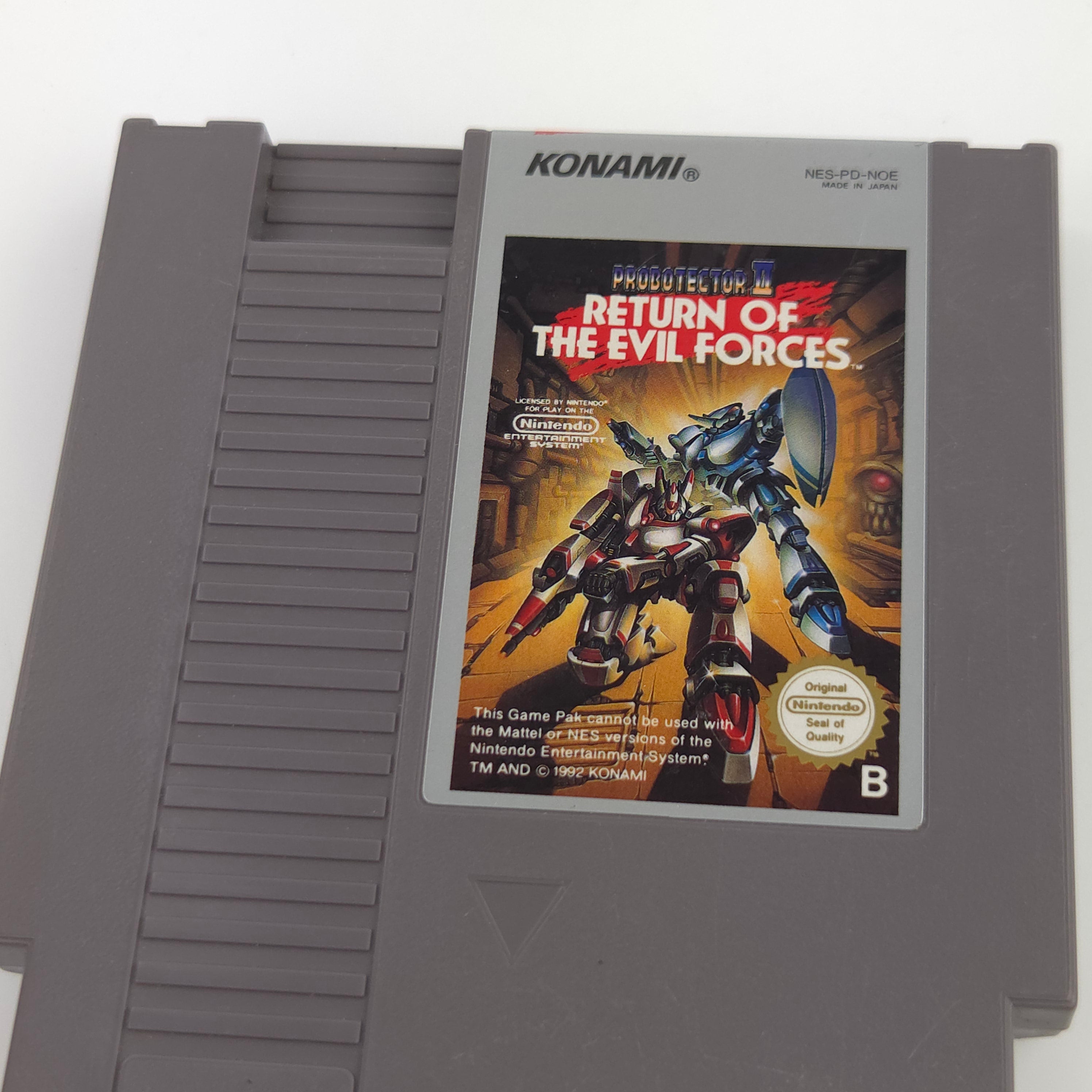 NES Spiel Probotector II Return Evil Forces Modul NOE