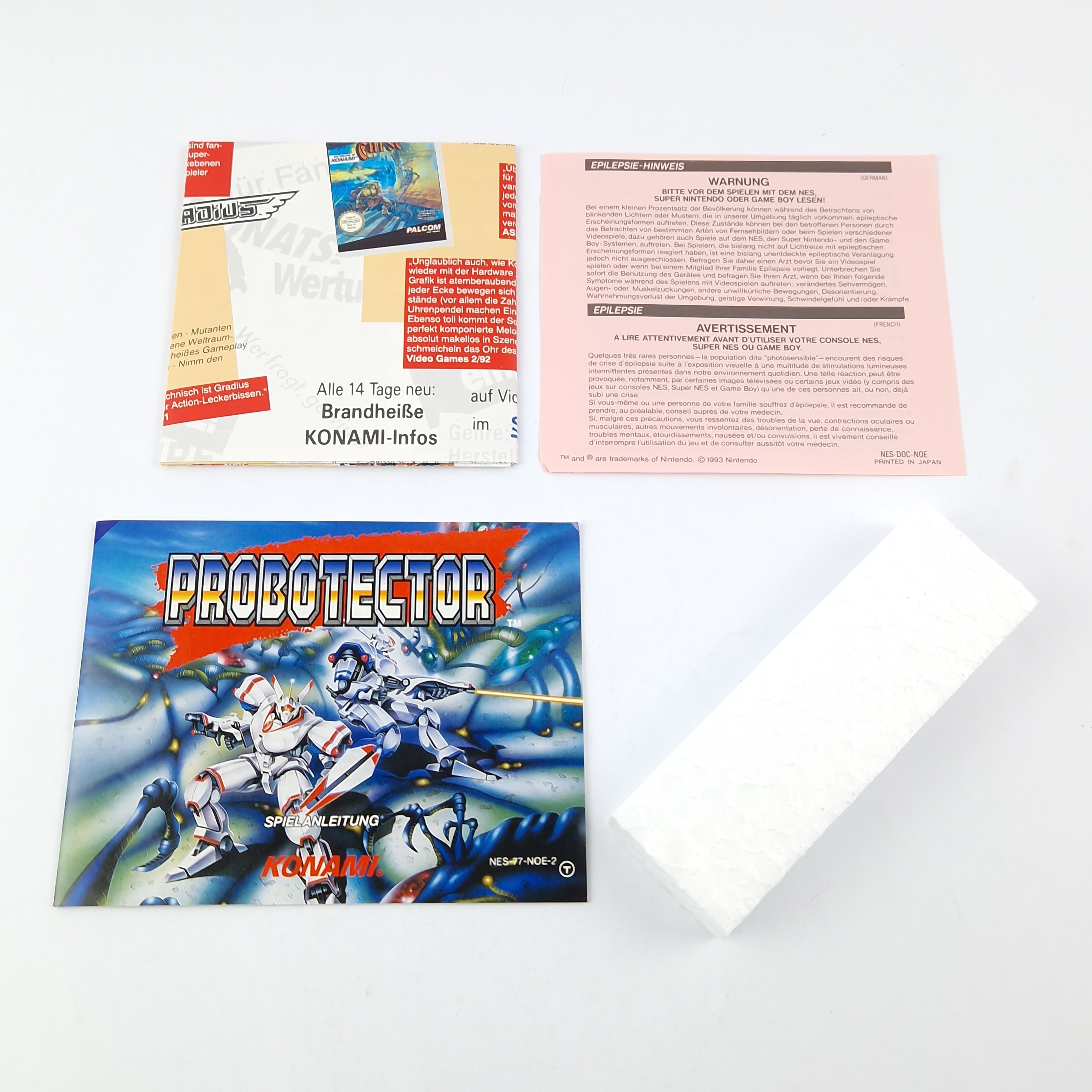 Nintendo NES Spiel – Probotector Modul Cartridge OVP PAL