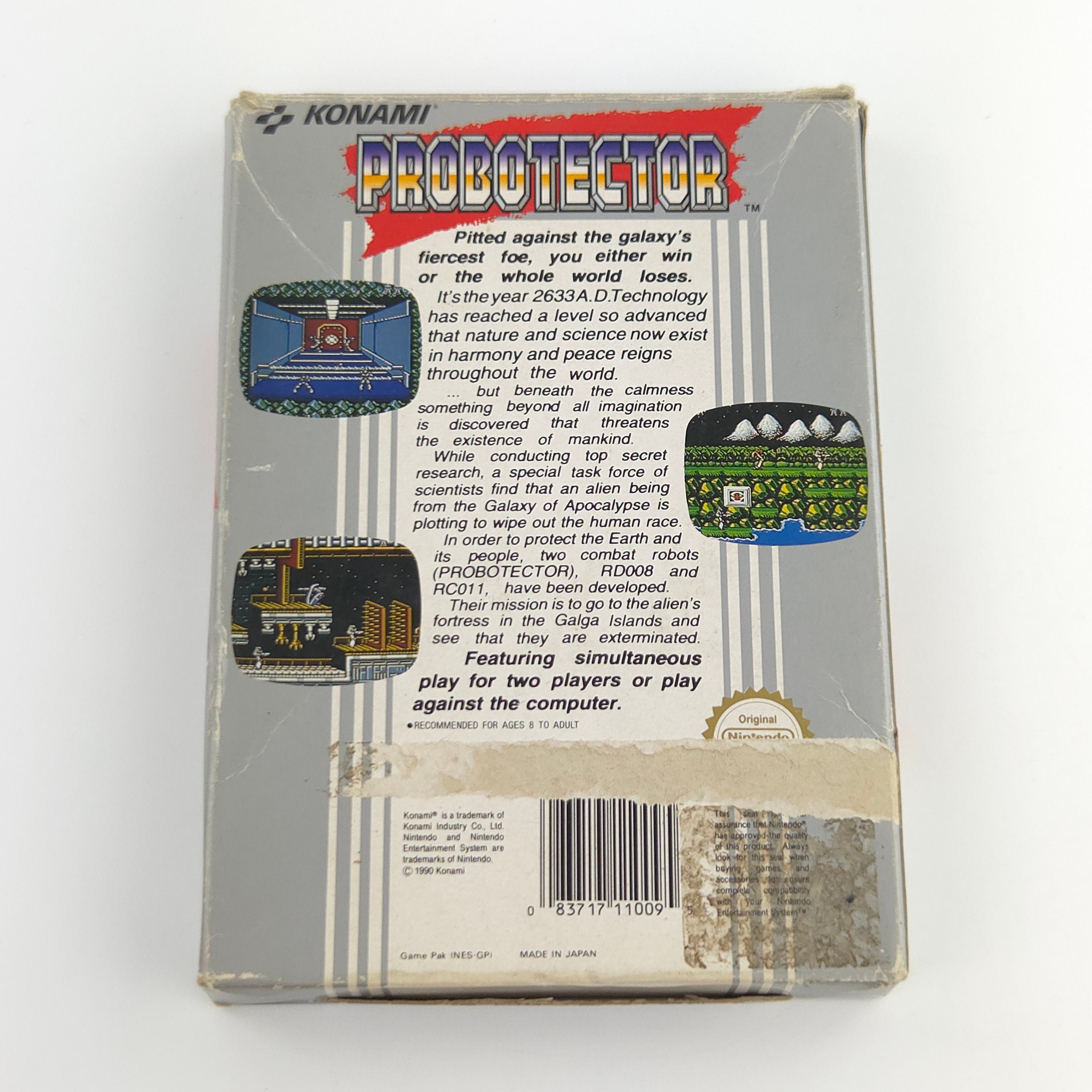 NES Spiel Probotector Modul OVP PAL NOE Akzeptabel