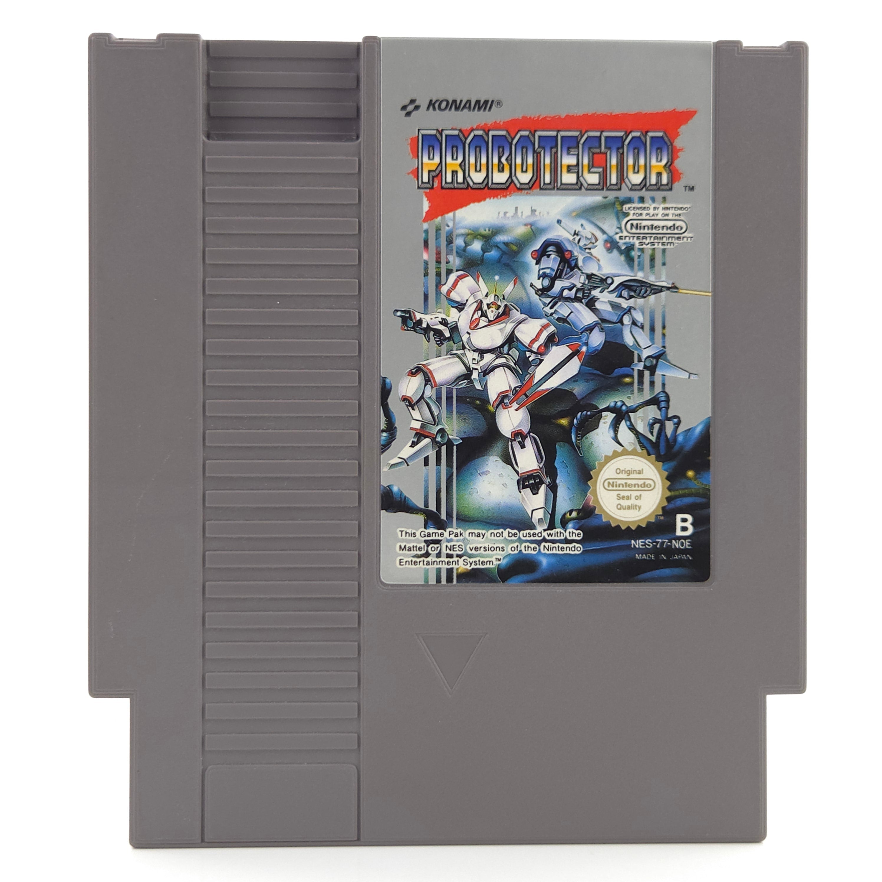 Nintendo NES Spiel Probotector Modul Schutzhülle NOE PAL