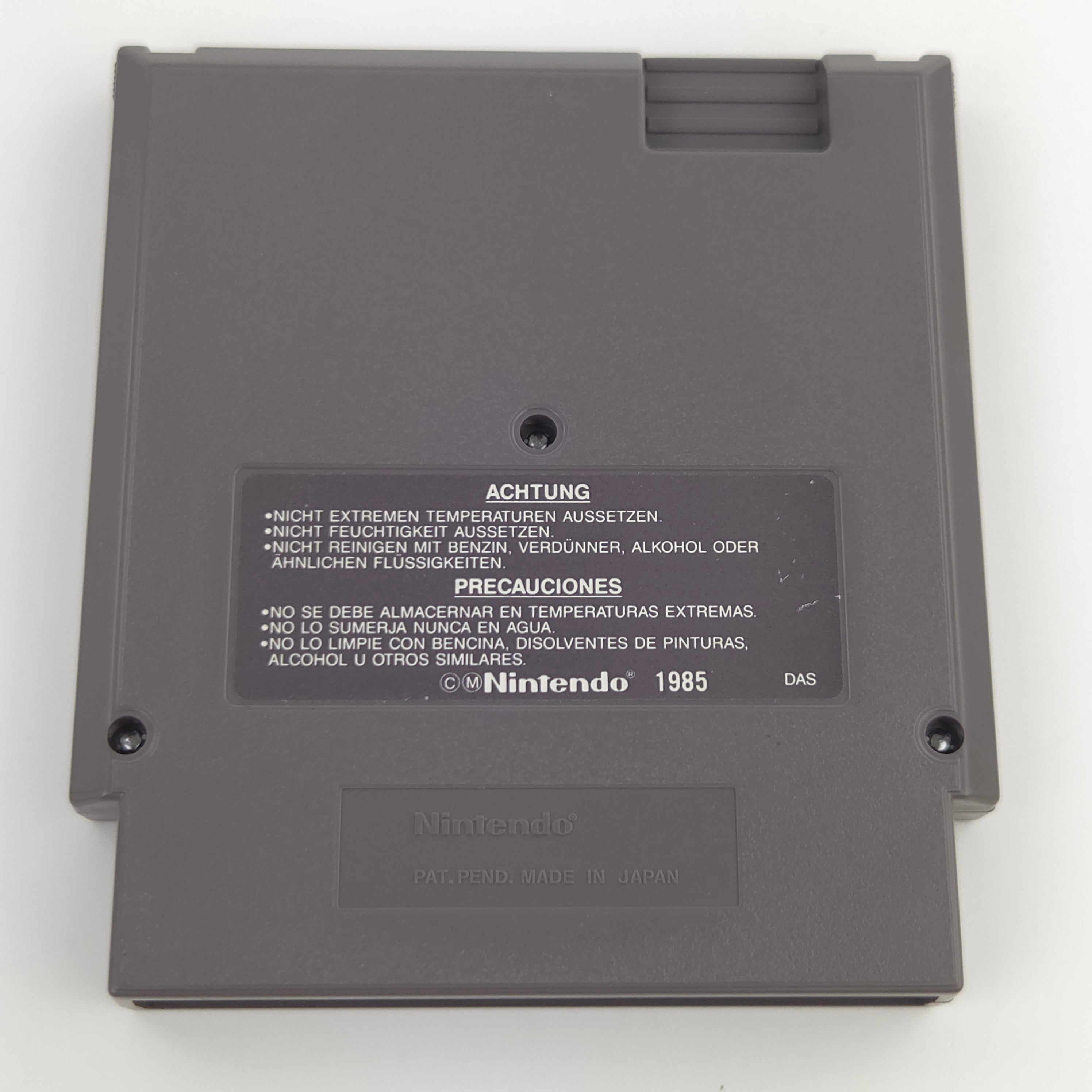 Nintendo NES Spiel Probotector Modul Schutzhülle NOE PAL