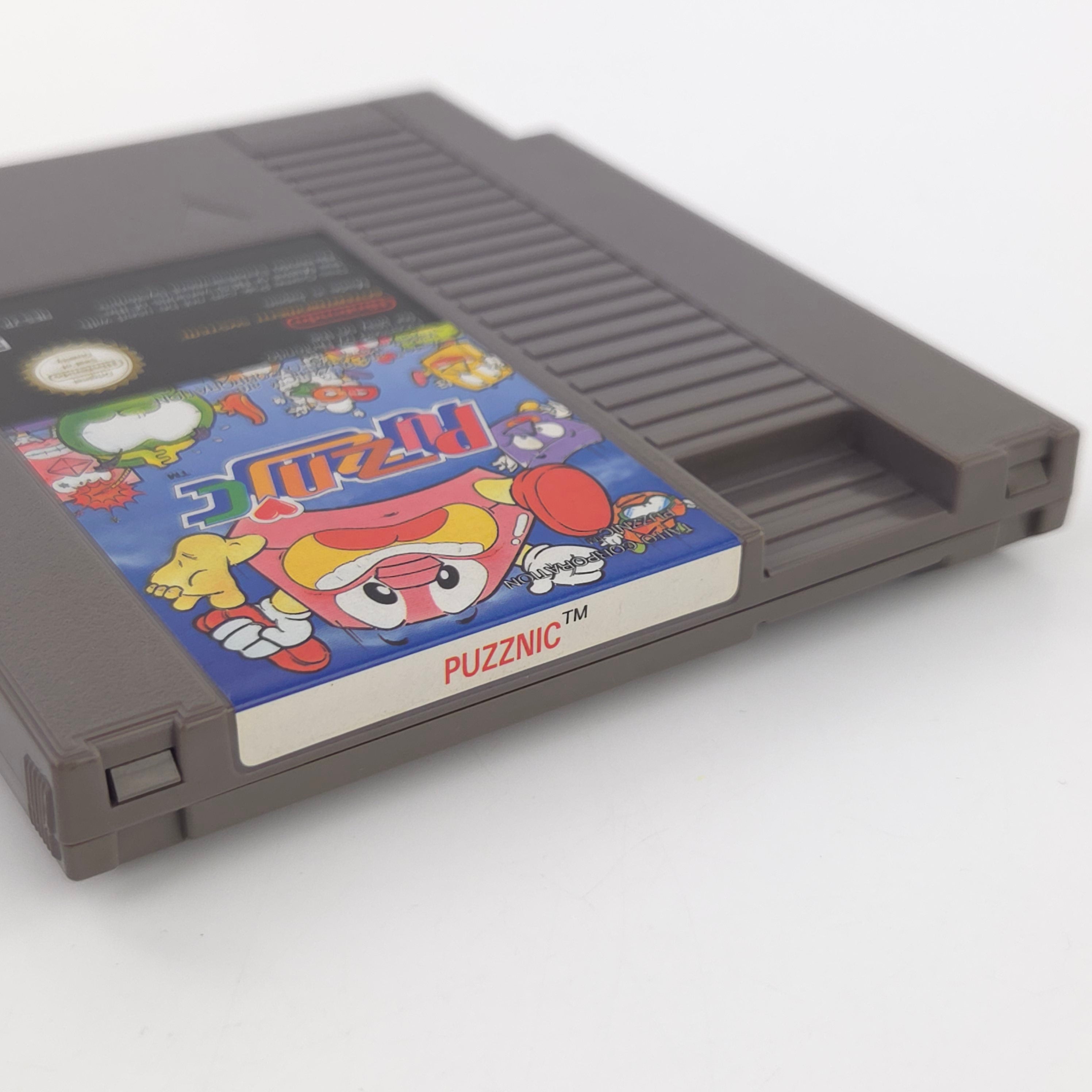 NES Spiel Puzznic Modul Schuber PAL-B NOE Cartridge