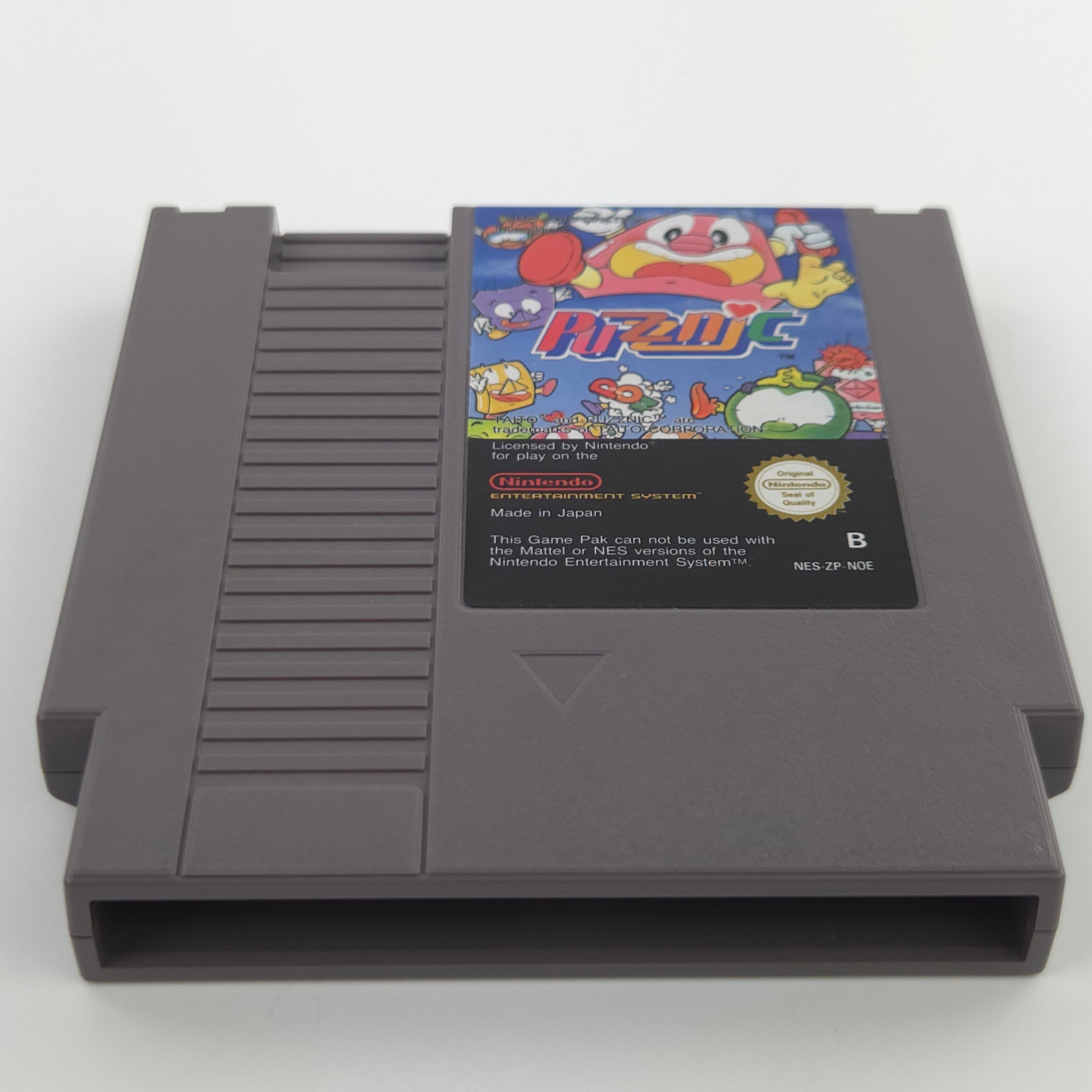 Nintendo NES Spiel Puzznic Modul Schutzhülle TAITO NOE