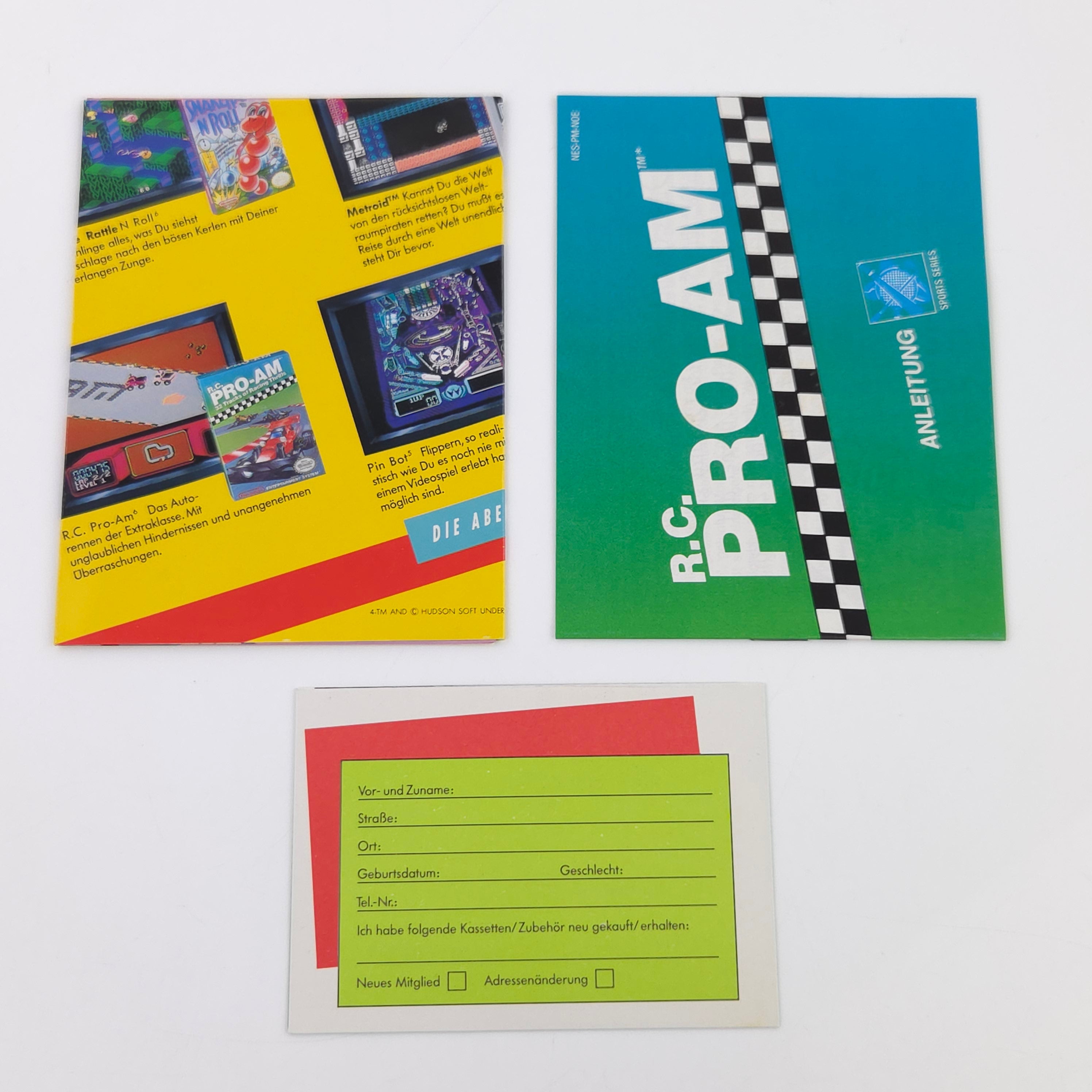 Nintendo NES Spiel – R.C. PRO-AM Rennfieber (OVP)