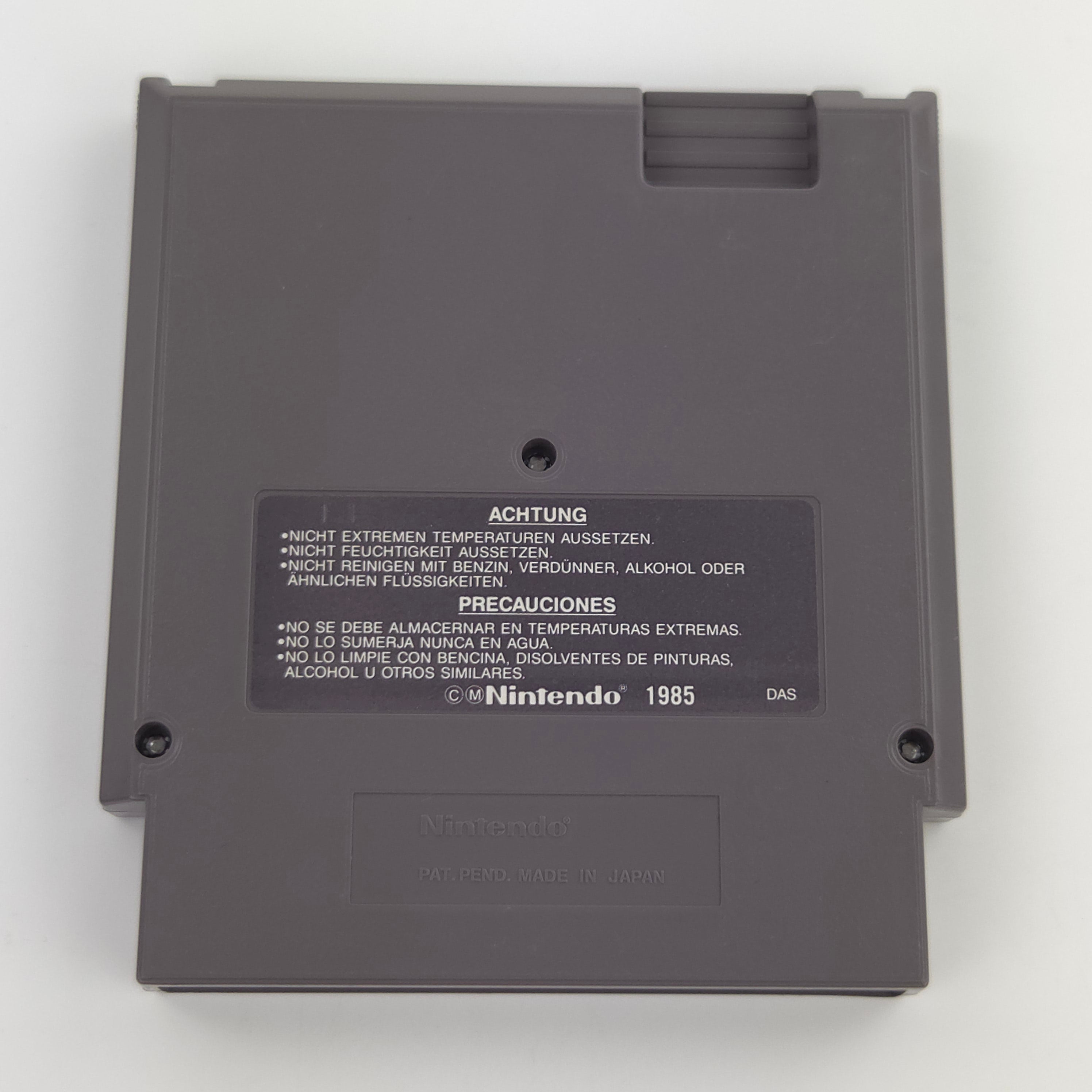 Nintendo NES Spiel Rad Racer Modul Schuber PAL-B NOE
