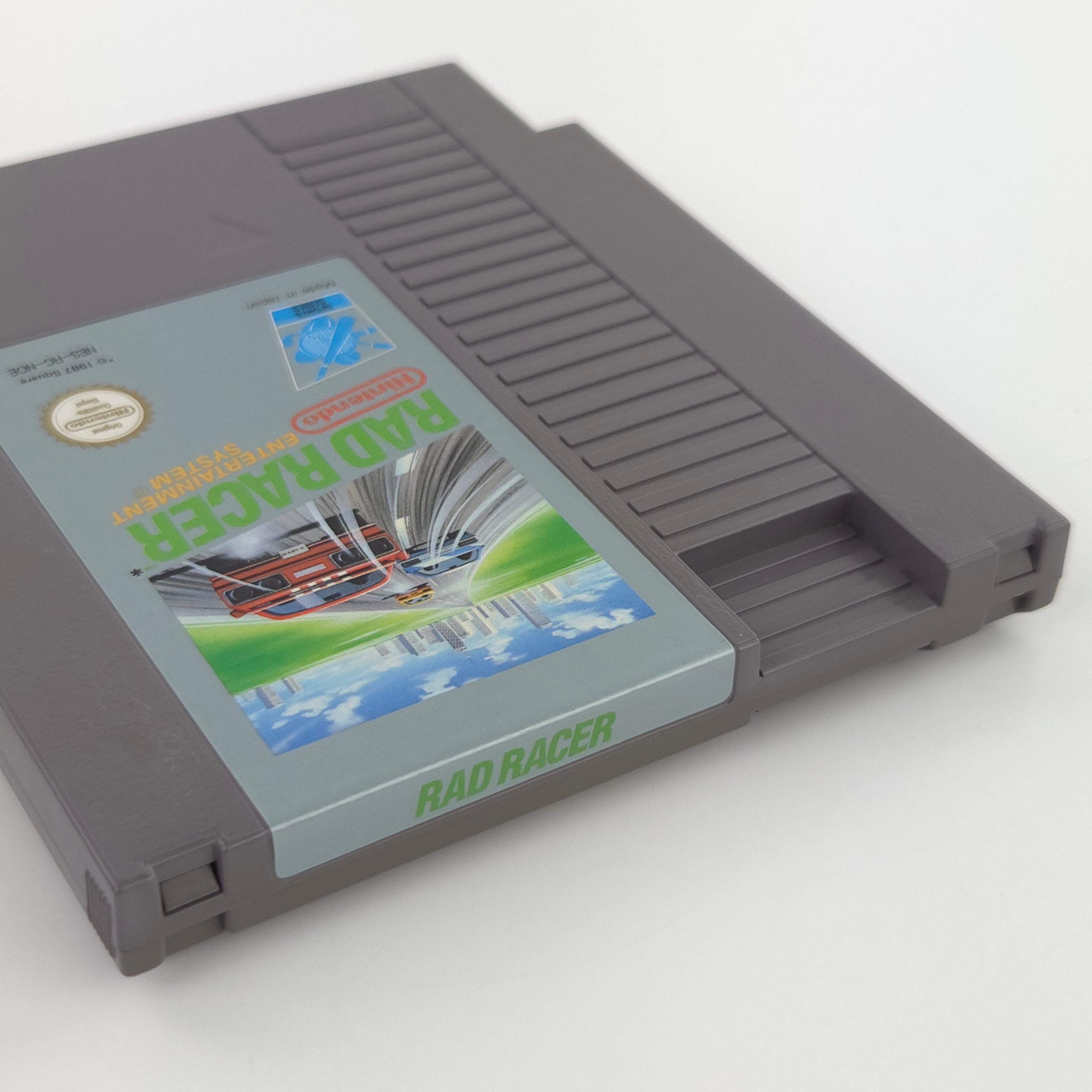 Nintendo NES Spiel Rad Racer Modul Schuber PAL-B NOE