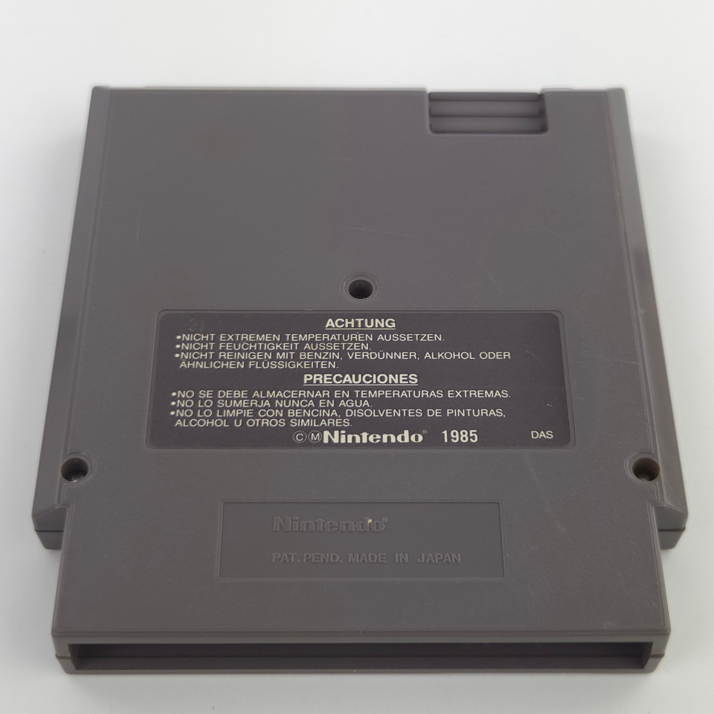 NES Spiel RoadBlasters Modul Schutzhülle PAL NOE