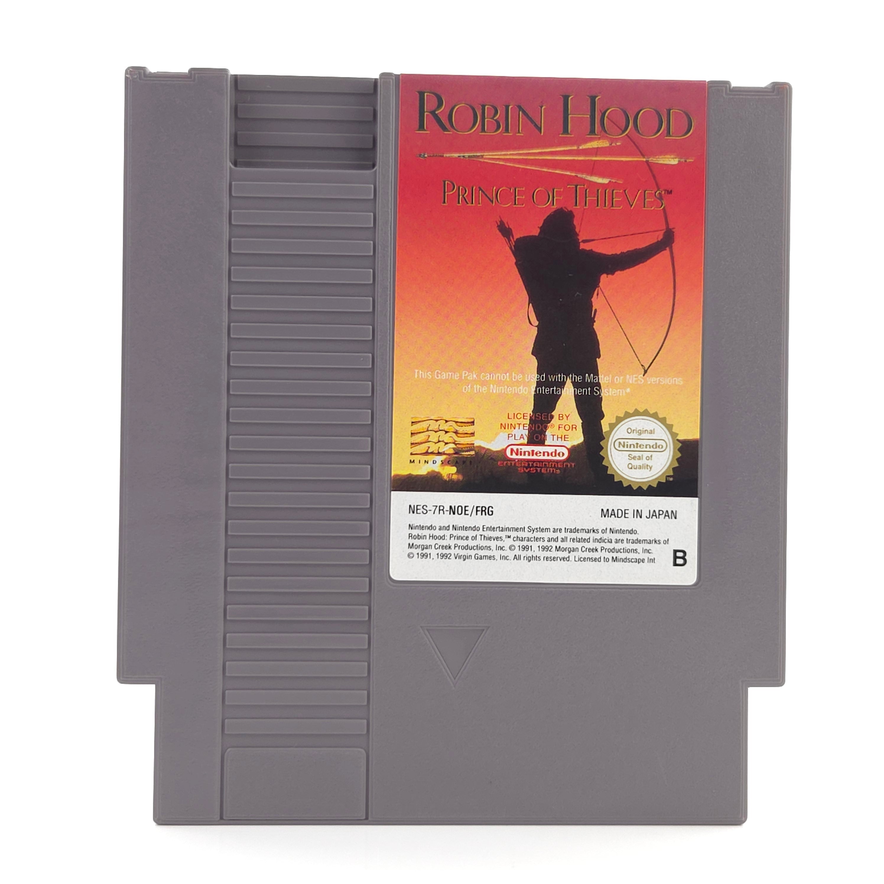 NES Spiel Robin Hood Prince of Thieves PAL NOE Modul