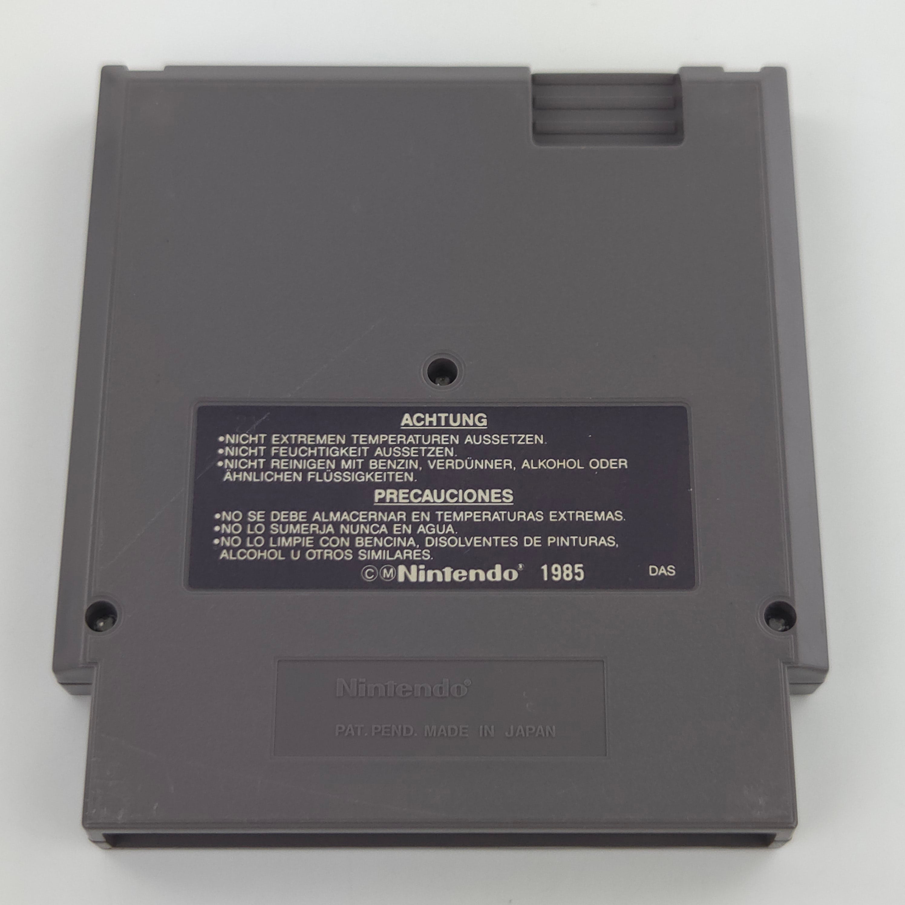Nintendo NES Spiel Section Z Modul Schutzhülle CAPCOM