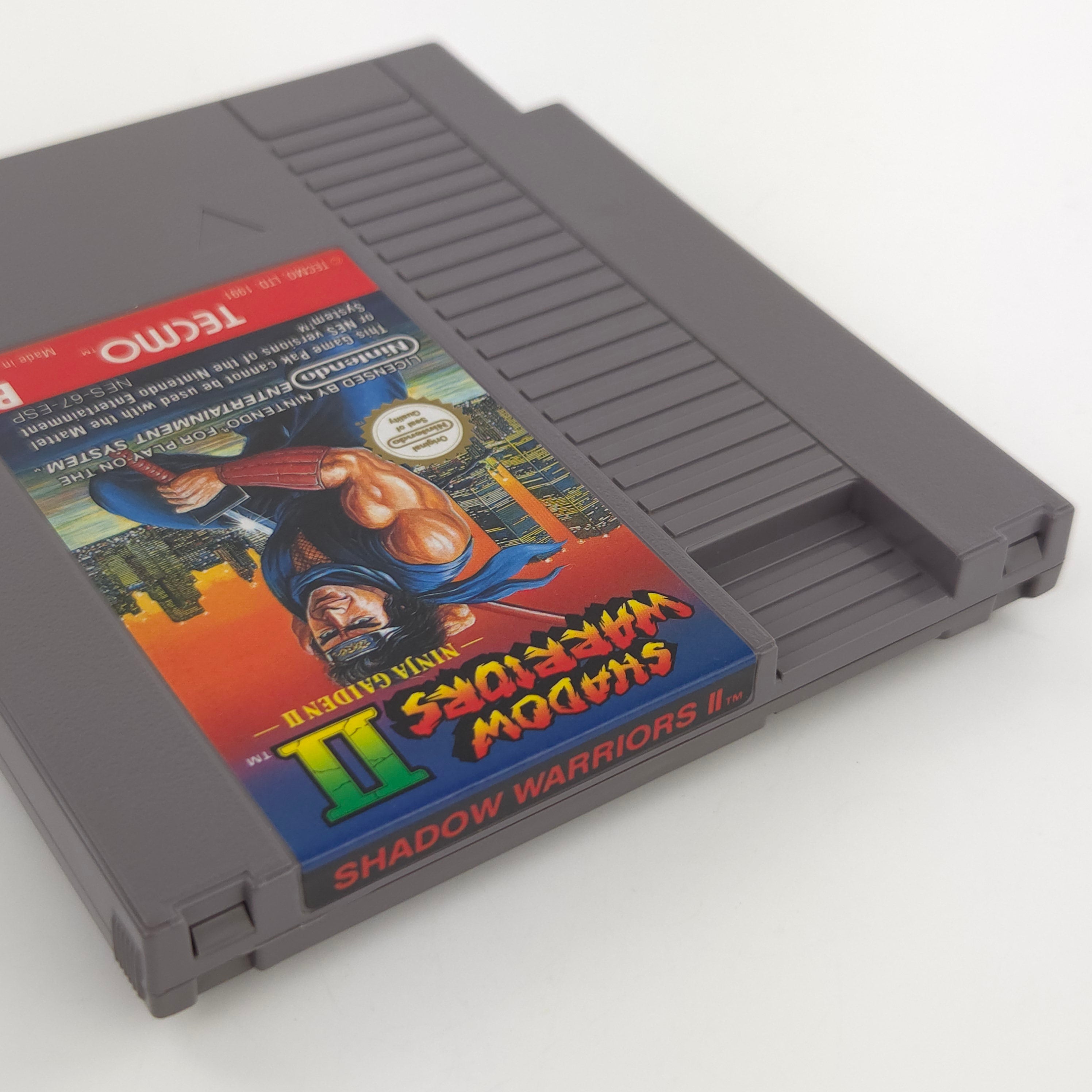Nintendo NES Spiel Shadow Warriors II Ninja Gaiden Schuber