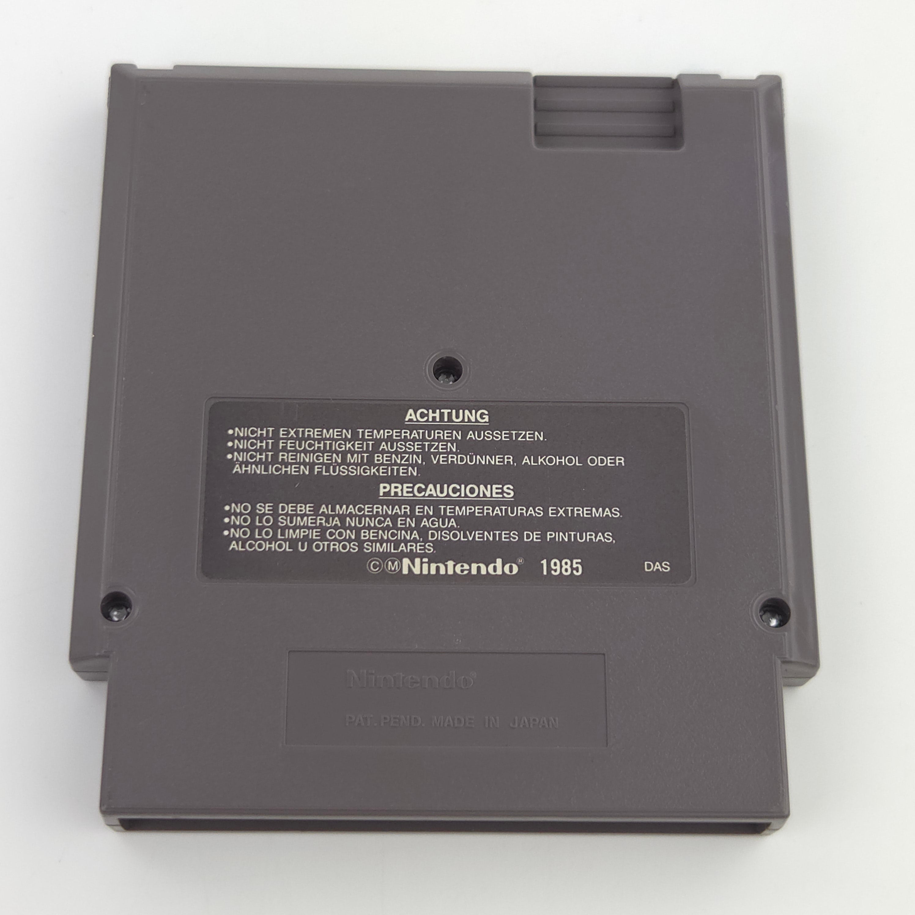 NES Spiel Shatterhand Modul Schutzhülle JALECO PAL NOE