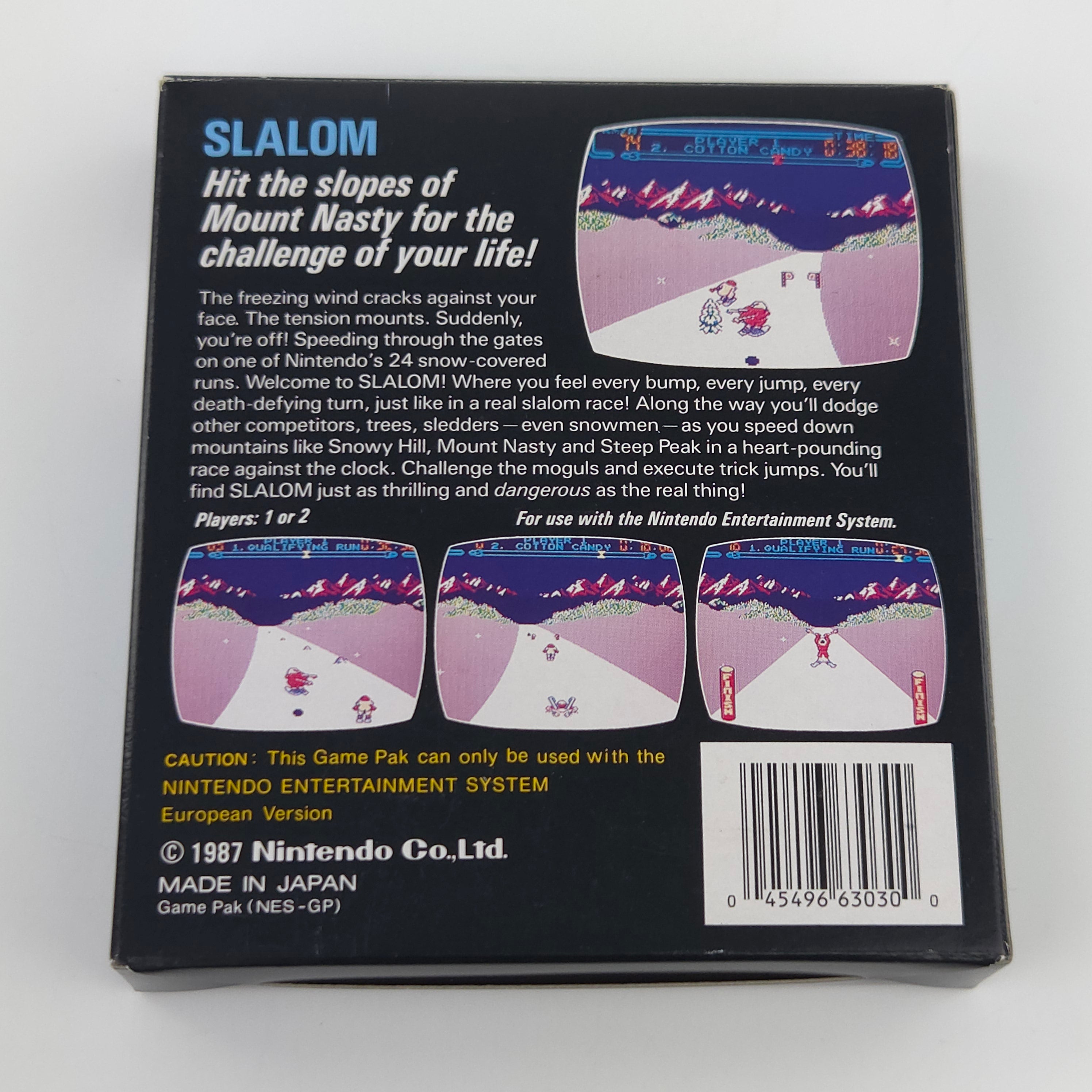 Nintendo NES Spiel – Slalom (OVP PAL)