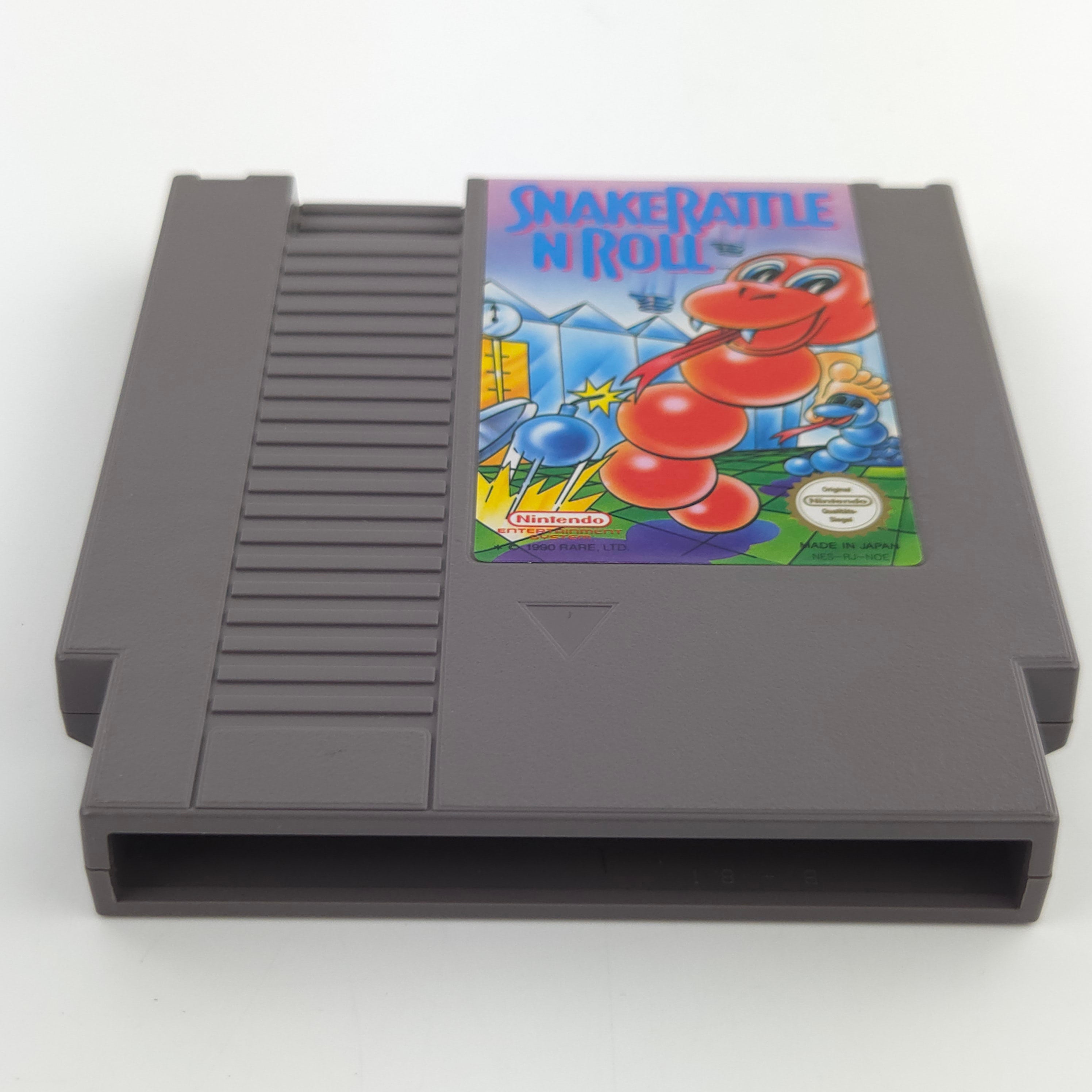 NES Spiel Snake Rattle n Roll Modul Schutzhülle PAL B NOE
