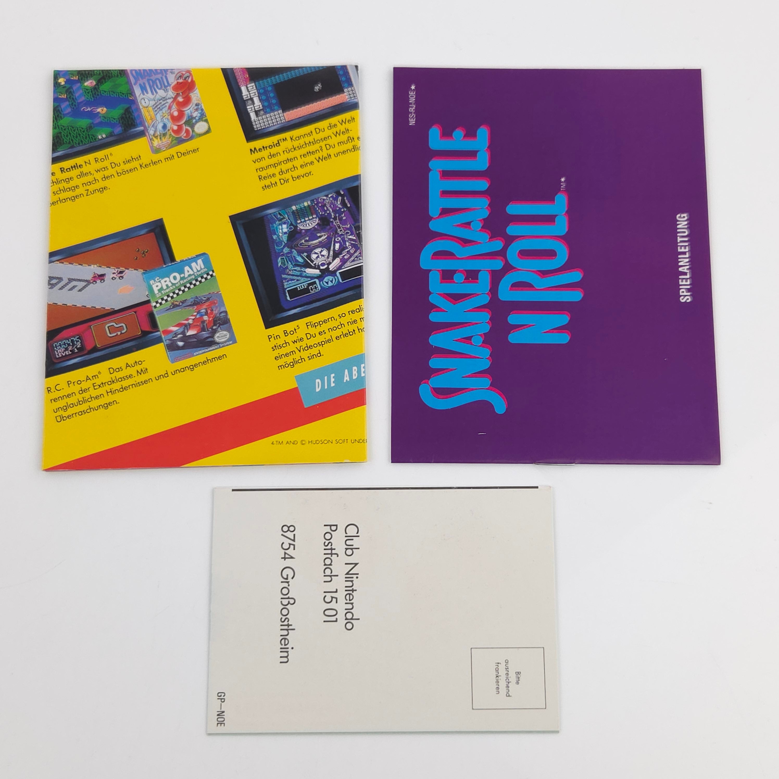 Nintendo NES Spiel – Snake Rattle n Roll (OVP)