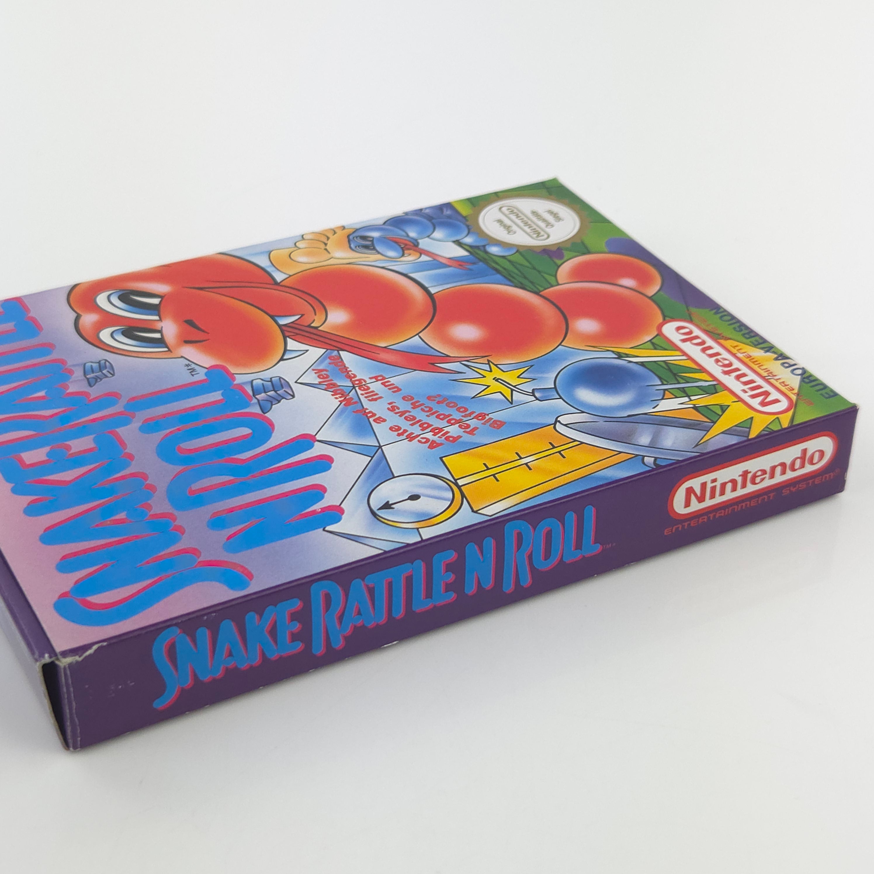 Nintendo NES Spiel – Snake Rattle n Roll (OVP)