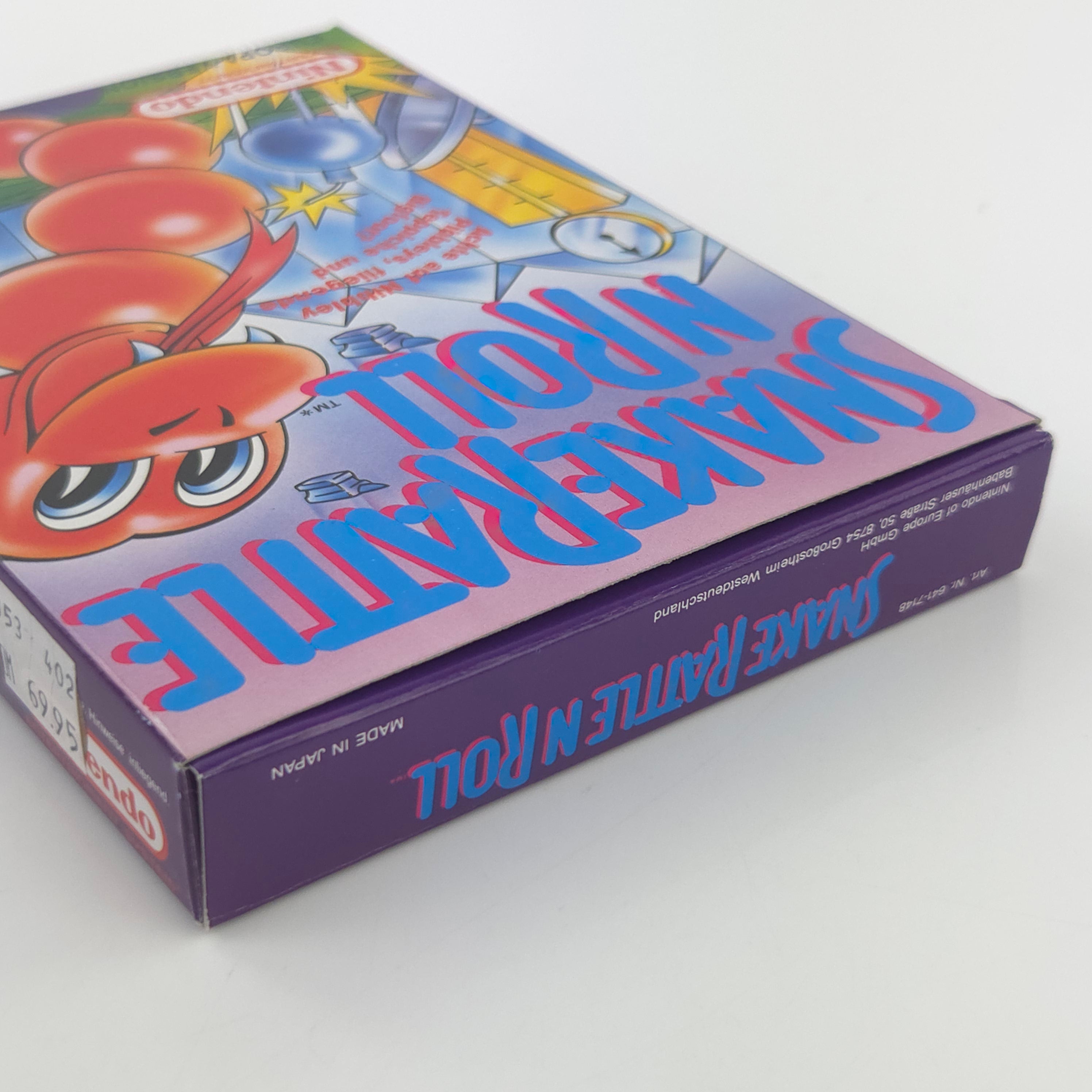 Nintendo NES Spiel – Snake Rattle n Roll (OVP)