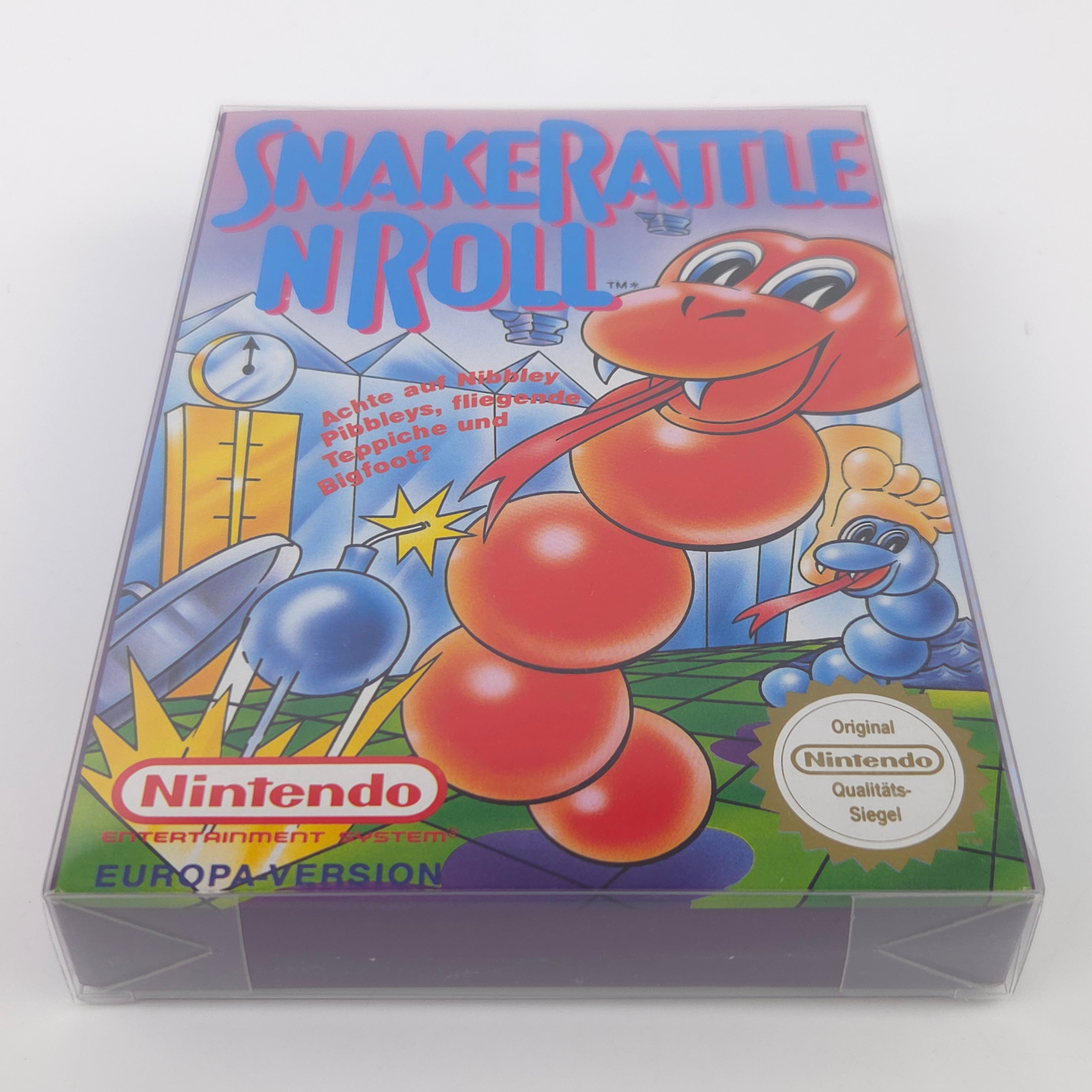 Nintendo NES Spiel – Snake Rattle n Roll (OVP)