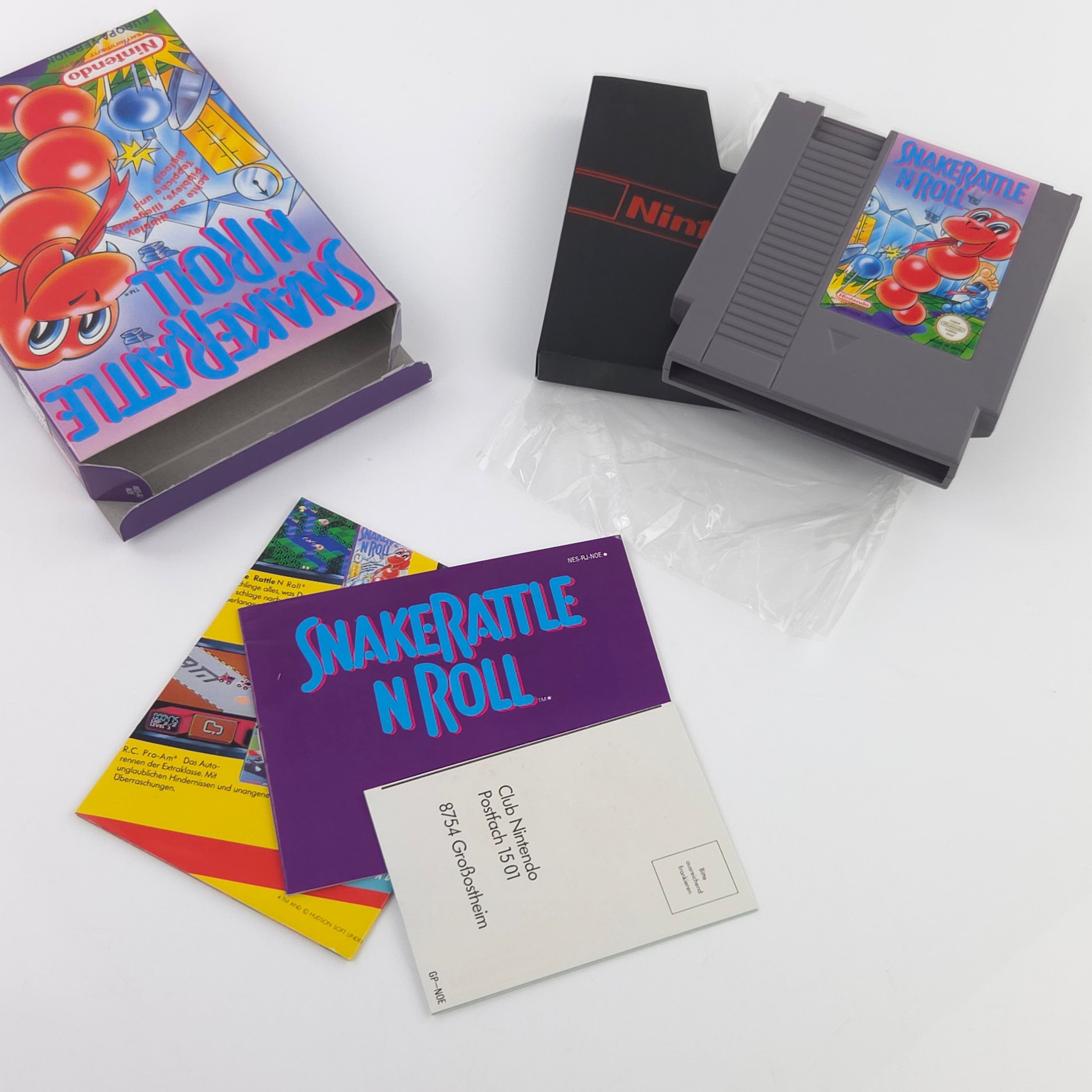 Nintendo NES Spiel – Snake Rattle n Roll (OVP)
