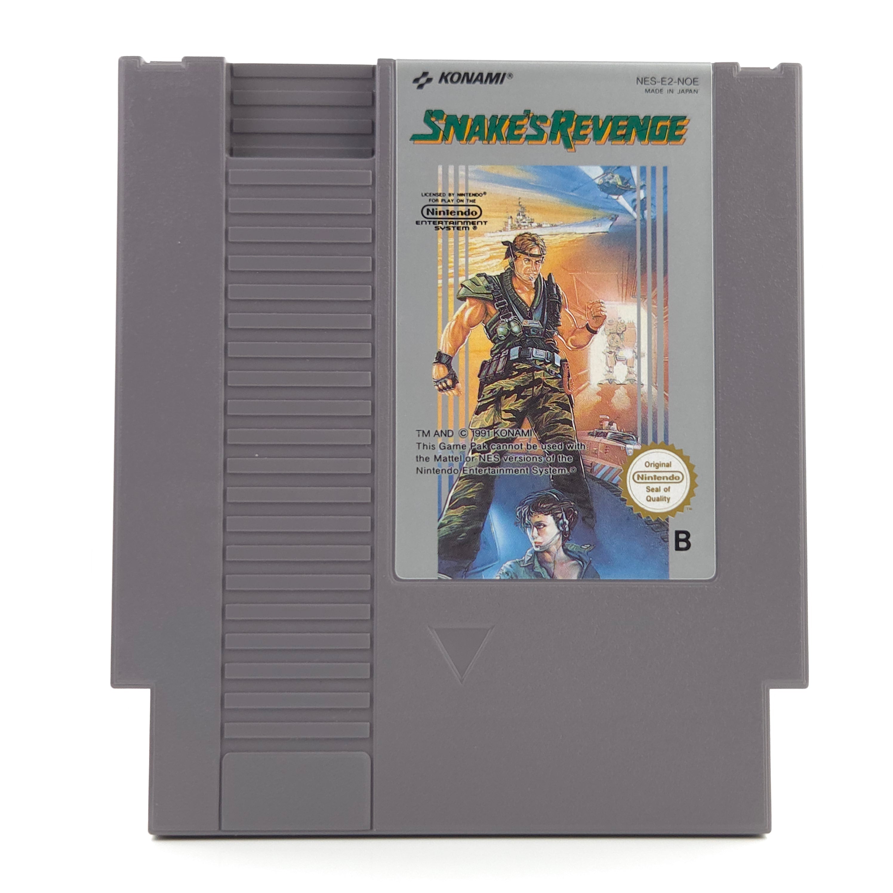 NES Spiel Snake´s Revenge Modul Schutzhülle PAL NOE
