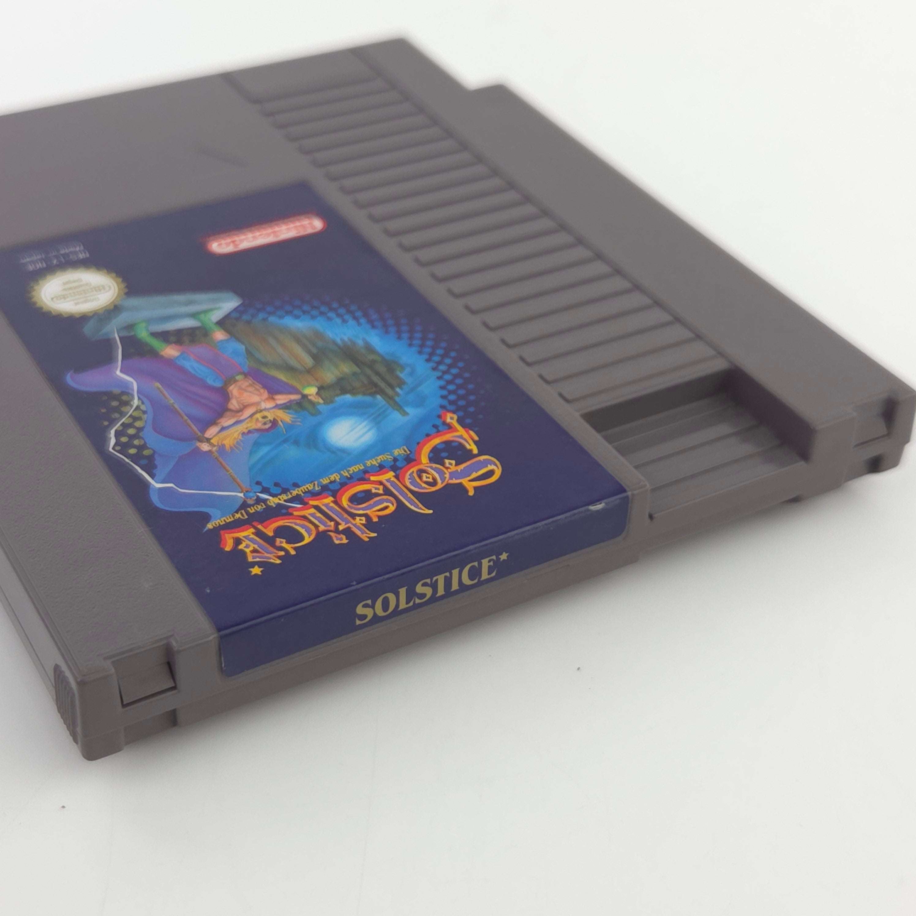 Nintendo NES Spiel Solstice Modul Schutzhülle PAL NOE