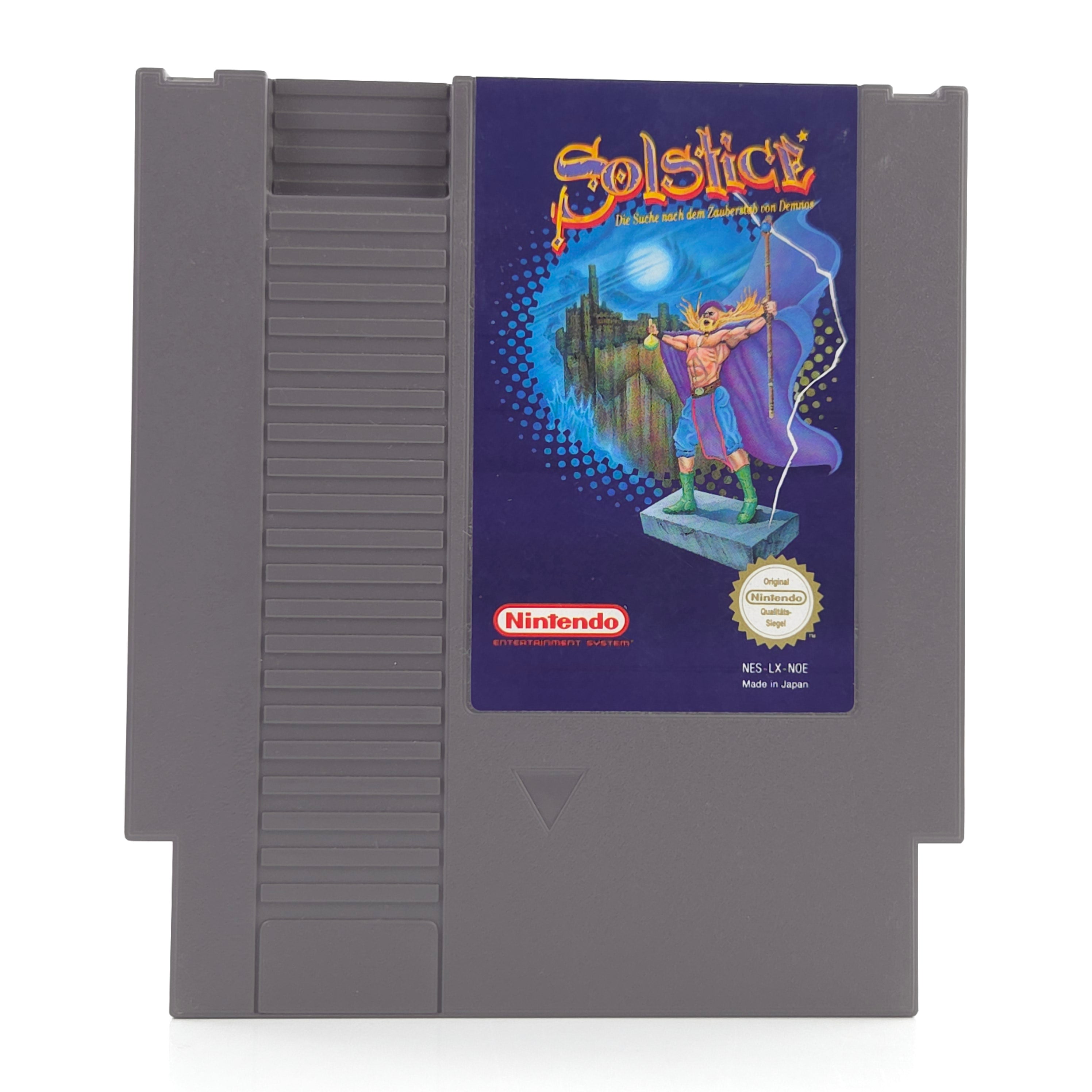 Nintendo NES Spiel Solstice Modul Schutzhülle PAL NOE