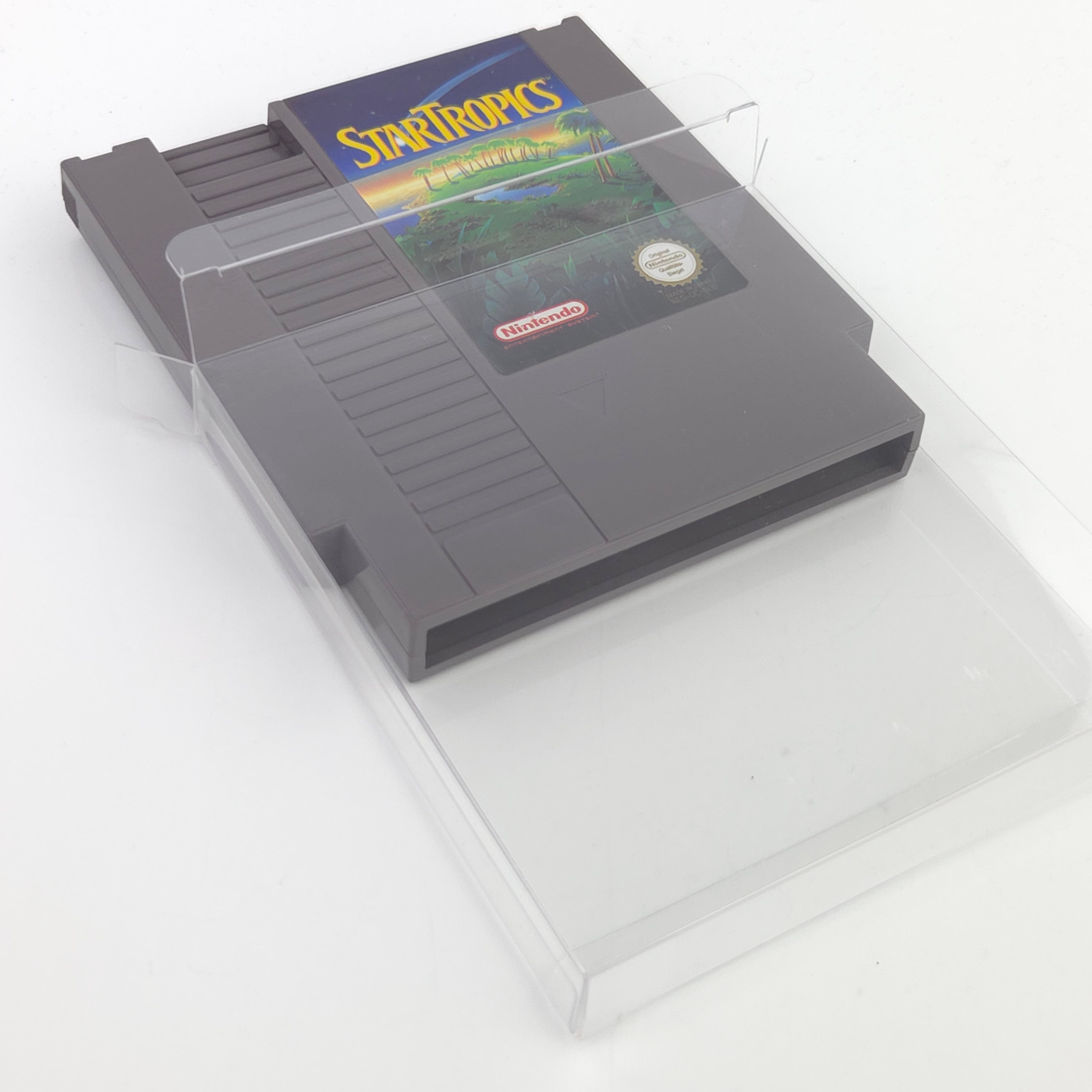 Nintendo NES Spiel Startropics Modul Schutzhülle PAL NOE