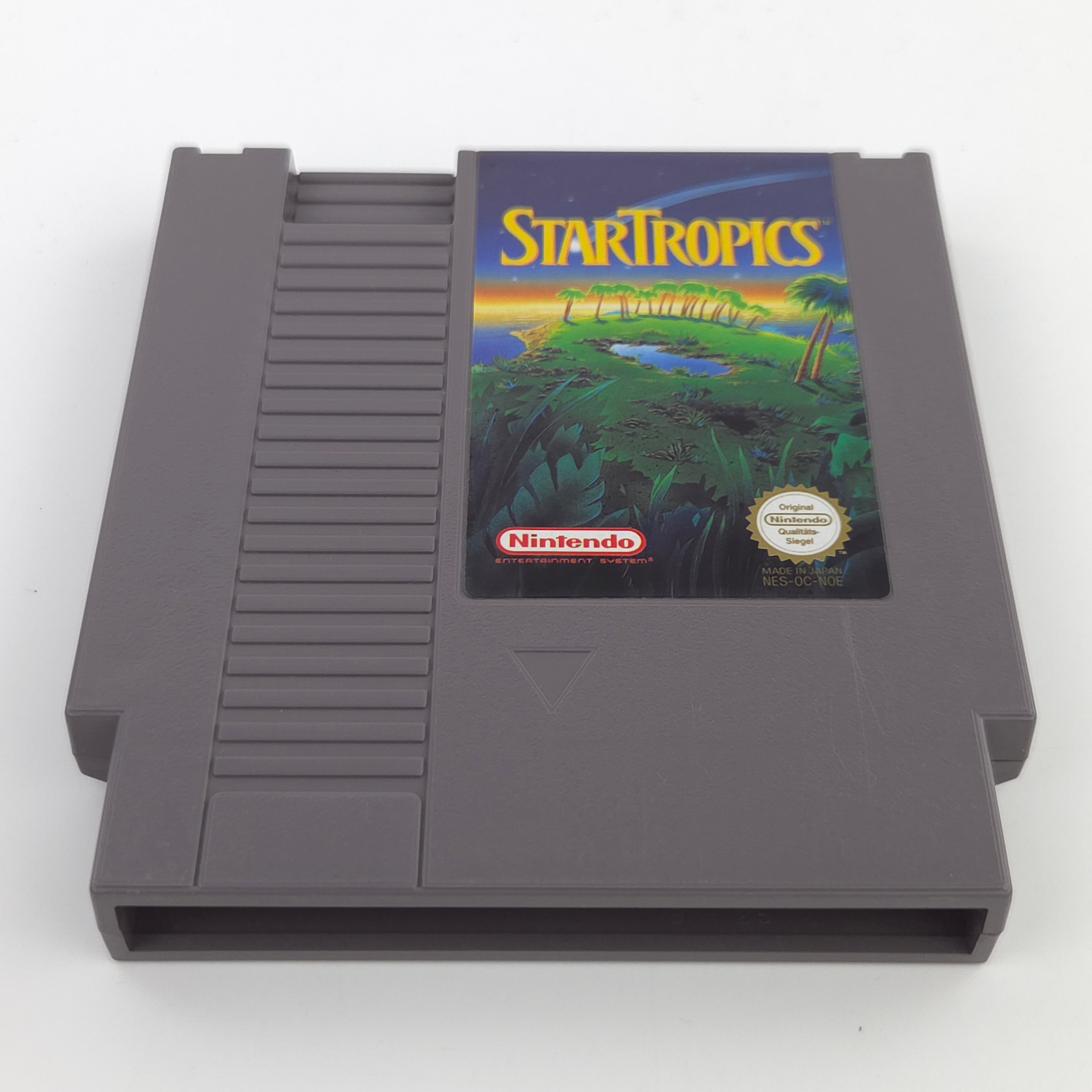 Nintendo NES Spiel Startropics Modul Schutzhülle PAL NOE