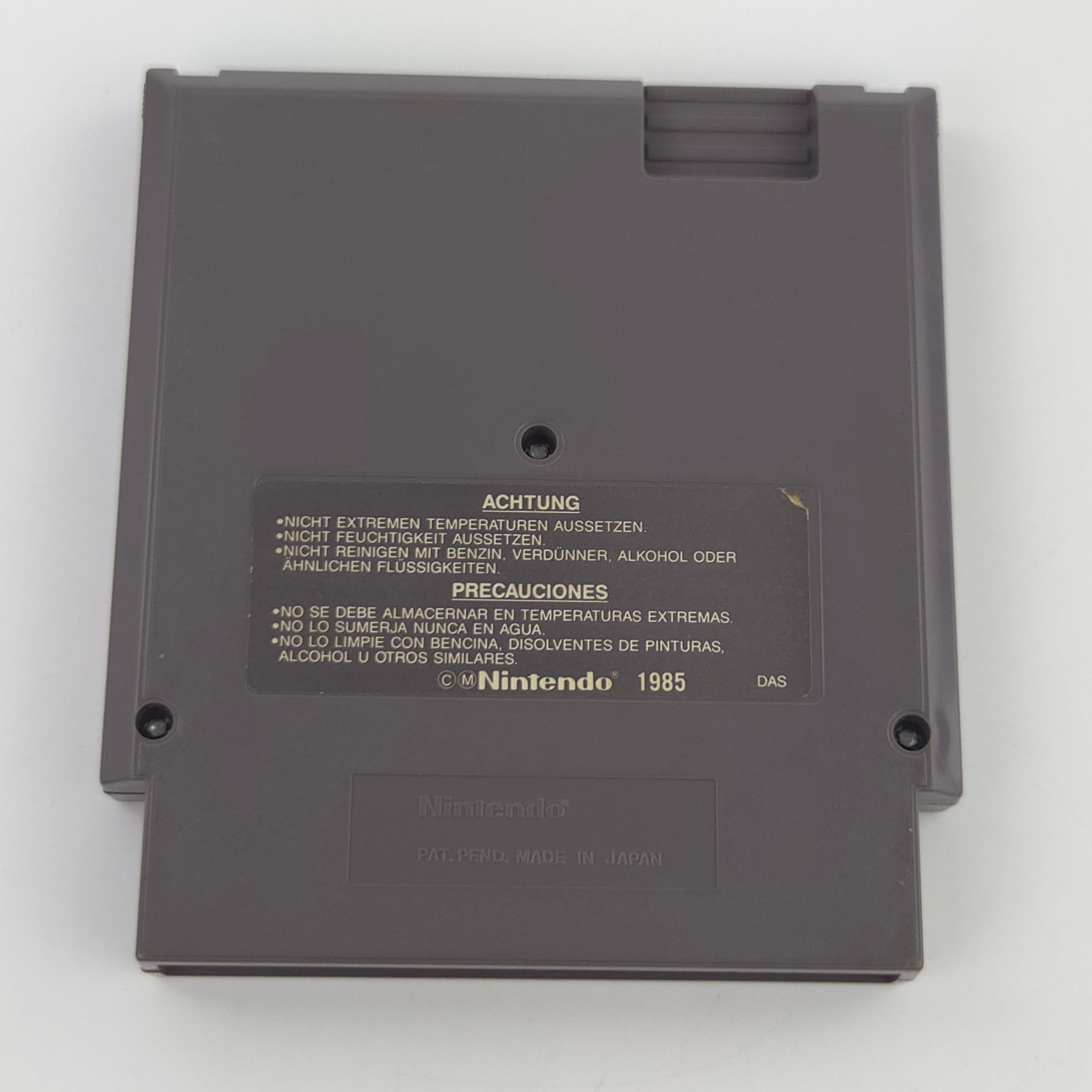 Nintendo NES Spiel Street Gangs Modul Cartridge PAL NOE