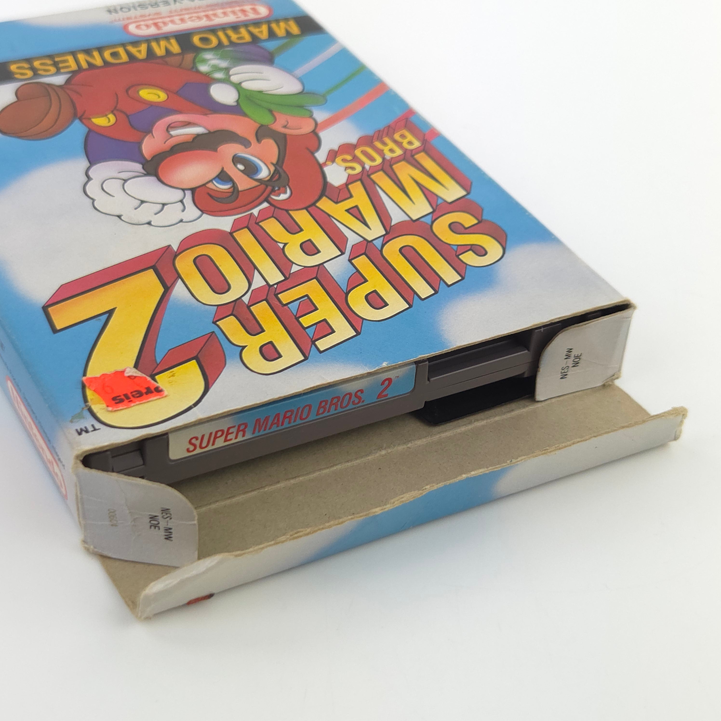 NES Spiel Super Mario Bros. 2 Modul OVP Anleitung NOE