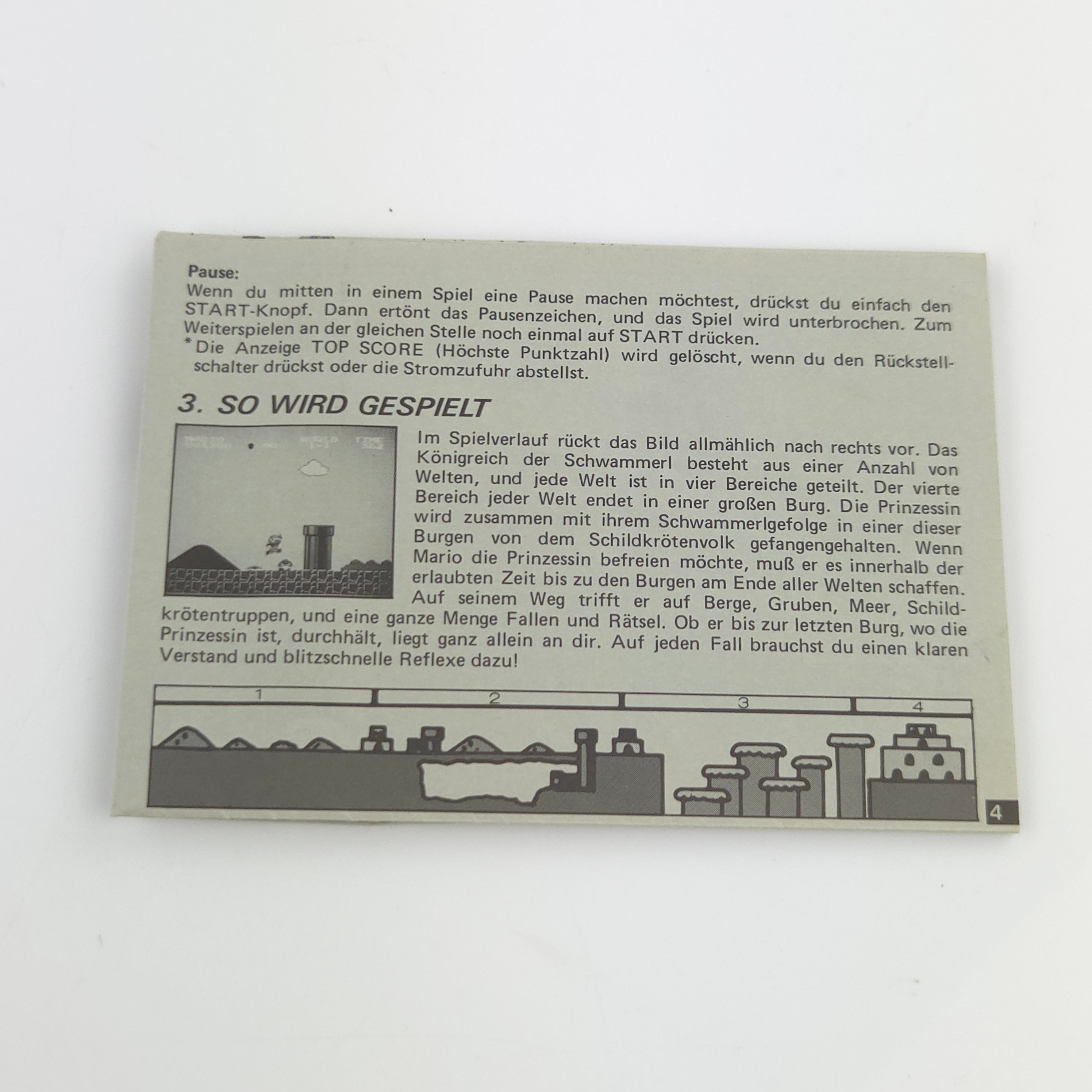 Nintendo NES Spiel – Super Mario Bros (OVP PAL)