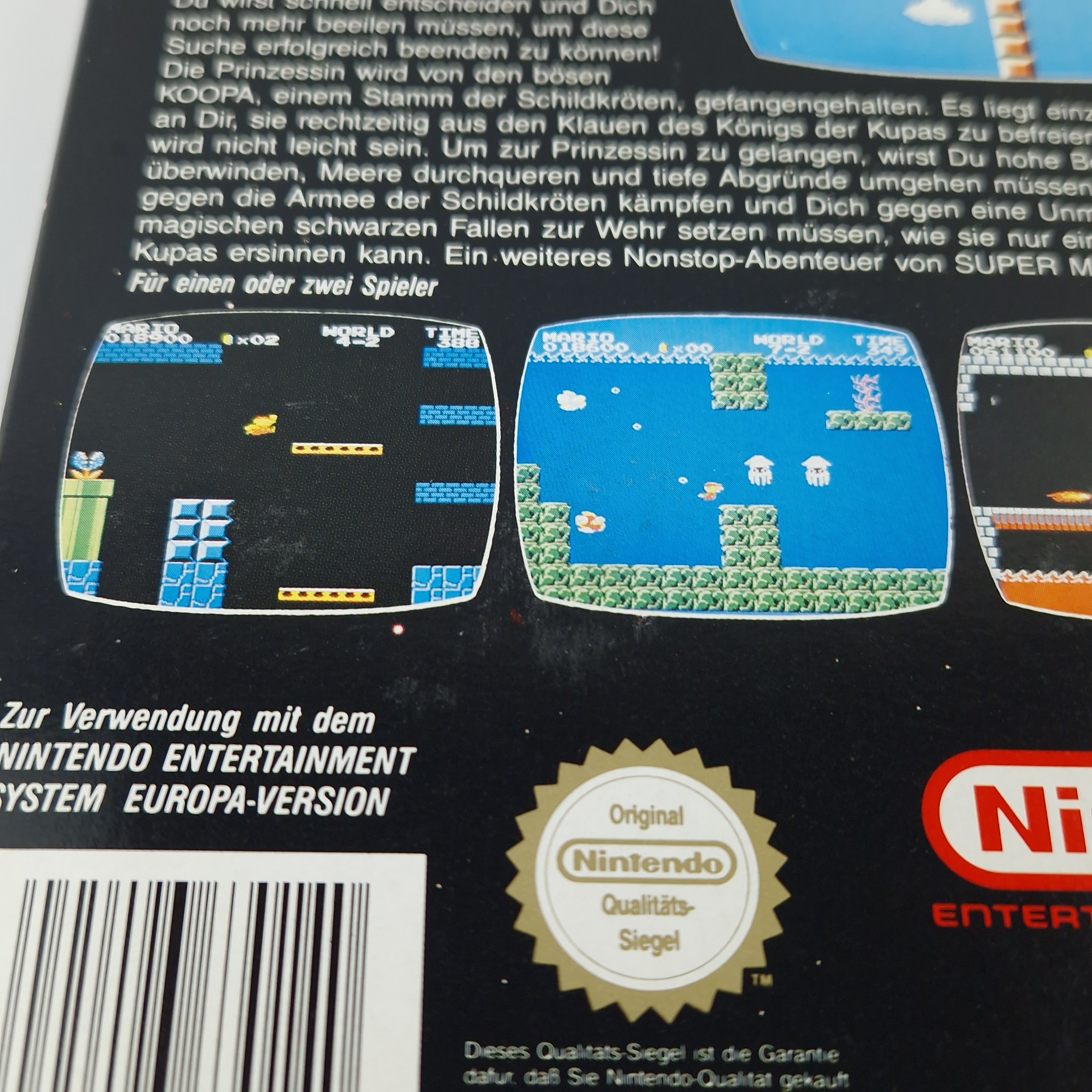 Nintendo NES Spiel – Super Mario Bros. Modul OVP PAL