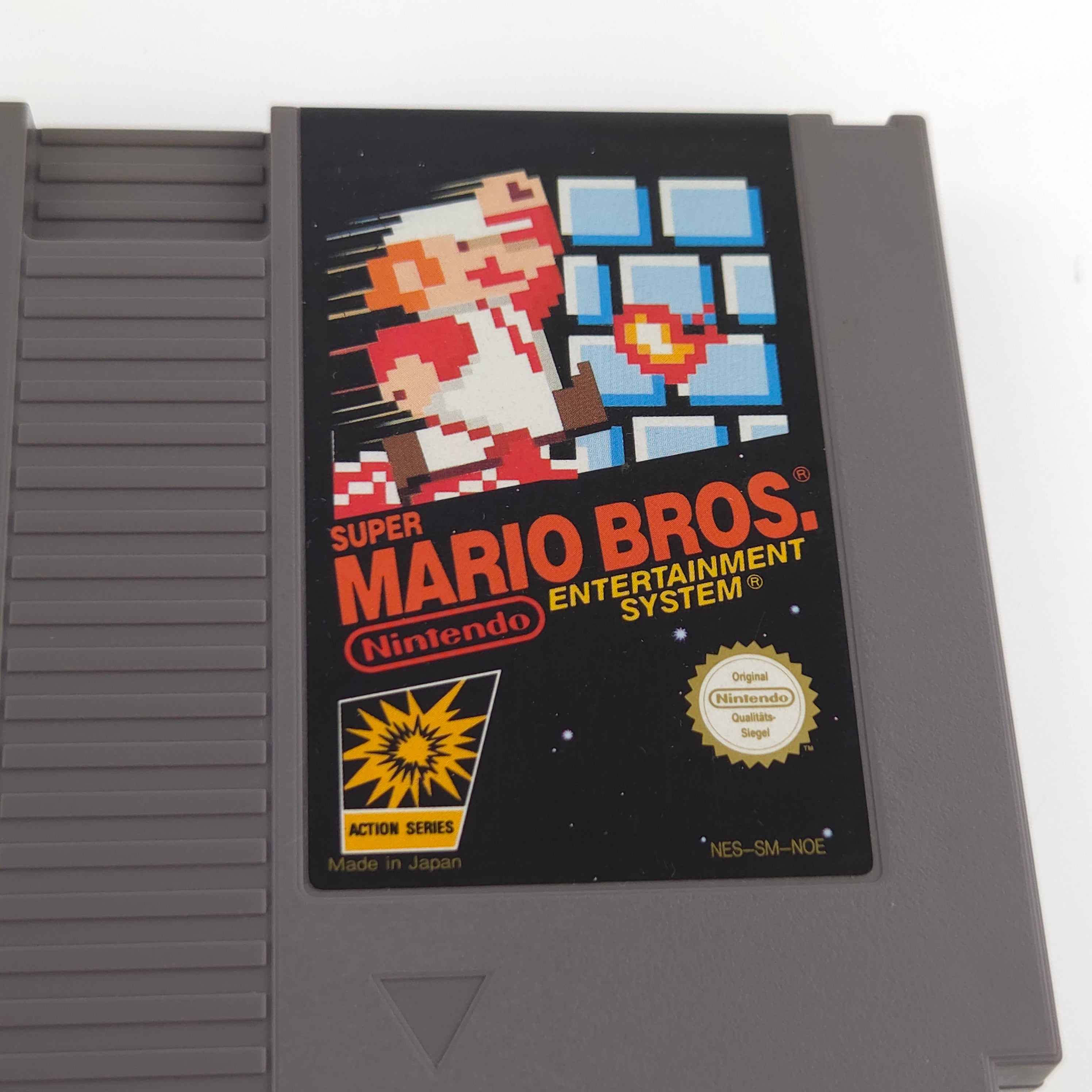 Nintendo NES Spiel Super Mario Bros. OVP Anleitung NOE