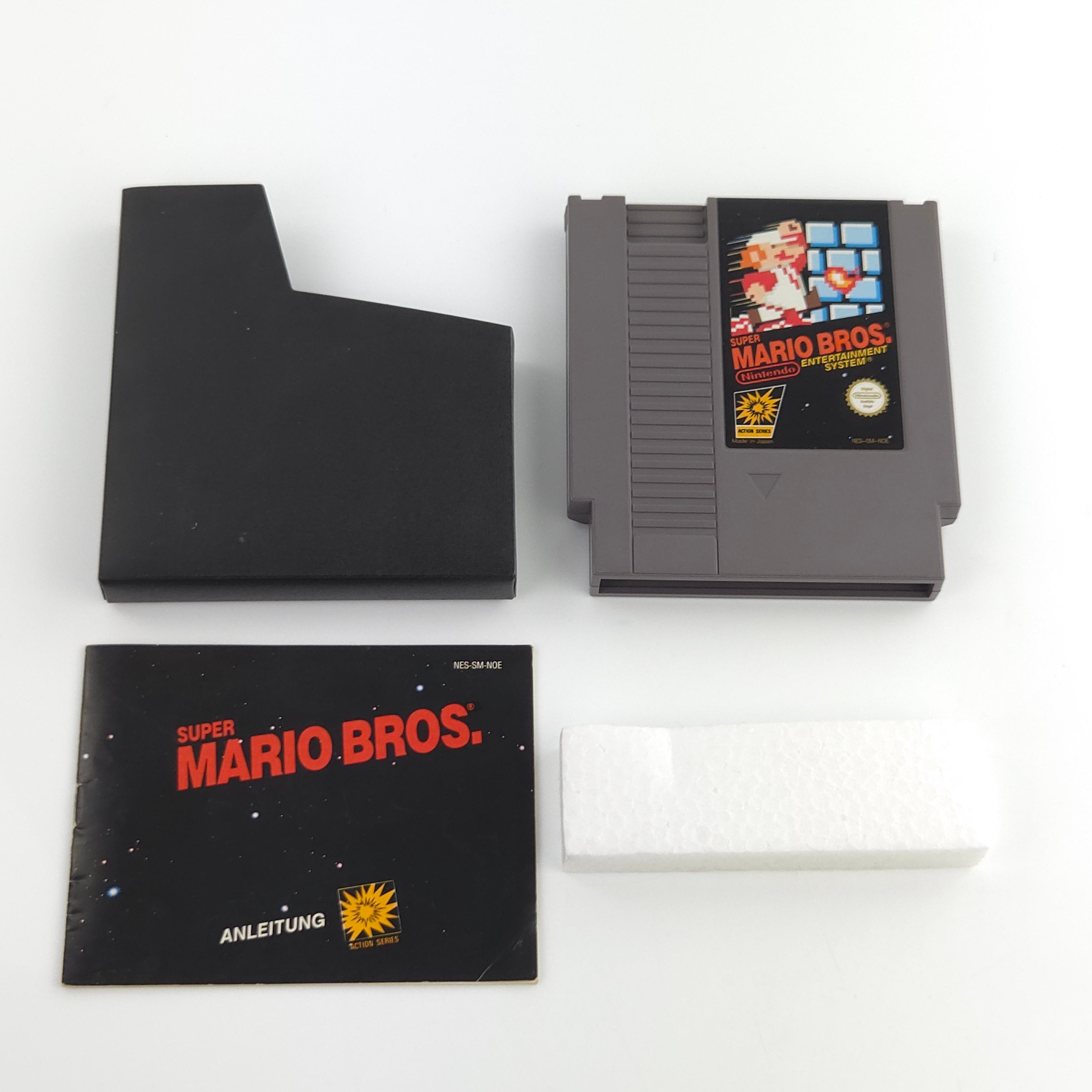 Nintendo NES Spiel Super Mario Bros. OVP Anleitung NOE